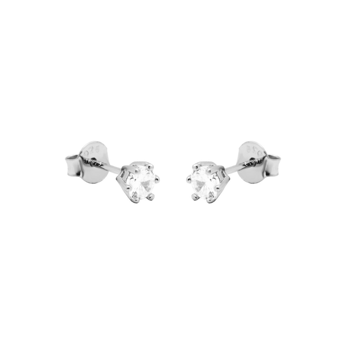 Karma Zirconia Earstuds 4MM Silver (modelnummer KAR-R140S4MM) zijn glinsterende oorbellen. Deze subtiele en elegante oorstekers zijn perfect voor dagelijks gebruik of speciale gelegenheden. Draag ze als een verfijnde aanvulling op elke outfit. Ze passen goed bij casual en formele looks, waardoor ze veelzijdig en stijlvol zijn.