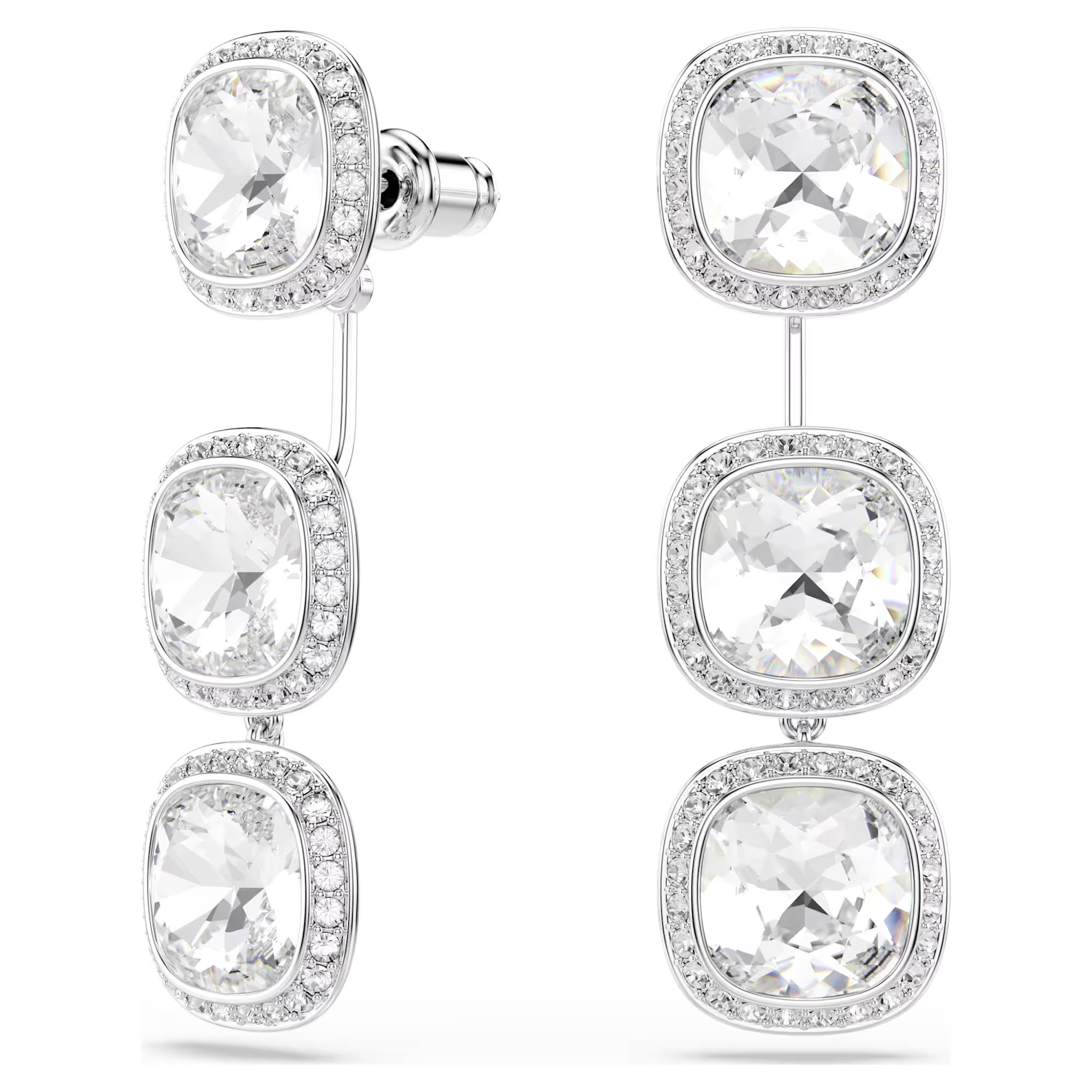 Beschrijving
Deze stralende oorbellen combineren creativiteit met vakmanschap, zodat je ze als losse oorknoppen kunt dragen of met de earring jackets eraan vast. Met &eacute;&eacute;n of drie kristallen aan elke kant straal je altijd. De Una Angelic-lijn brengt een hypnotiserende beweging en weergaloze halo&rsquo;s tot leven, wat zorgt voor een prachtig lichtspel dat je gewoon moet zien om te geloven.

Artikelnr.: 5754342
Collectie:  Una
Formaat: 3.2 x 1.2 cm
Materiaal:  Kristallen, Rodium-verguld
Kleur:  Wit
Gewicht (individueel product):  6.5 g