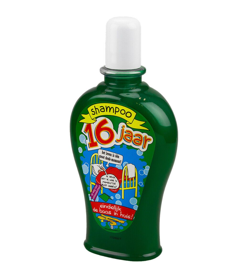 Deze funny shampoos zijn een grappig kado om te geven op bijvoorbeeld een verjaardag.
