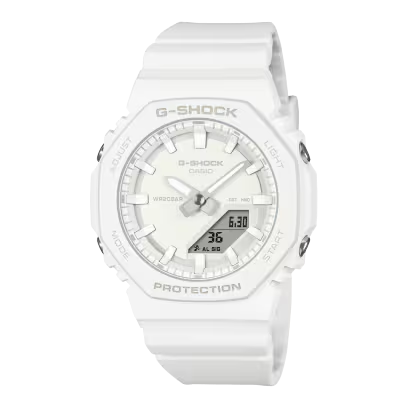 CASIO wit met witte band anadigi gma-p2110-7aer