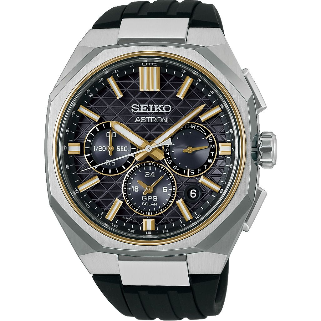 Seiko Astron Solar Dual Time Chronograaf