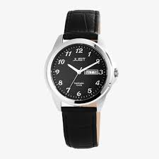 Die Just Watch HAU Lederband Quarz (Modellnummer JU20125-001) bietet ein elegantes Design mit einem runden Edelstahlgeh&auml;use und schwarzem Zifferblatt. Ausgestattet mit Saphirglas, analoger Anzeige, Datumsfunktion und arabischen Ziffern. Der 40 mm gro&szlig;e, wasserdichte Zeitmesser mit schwarzem Lederarmband ist ideal f&uuml;r formelle Anl&auml;sse sowie den t&auml;glichen Gebrauch. Optimal f&uuml;r das Handgelenk getragen.