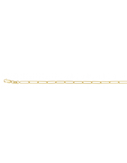 GEELGOUDEN ARMBAND Z\ILVEREN KERN CFE 19CM