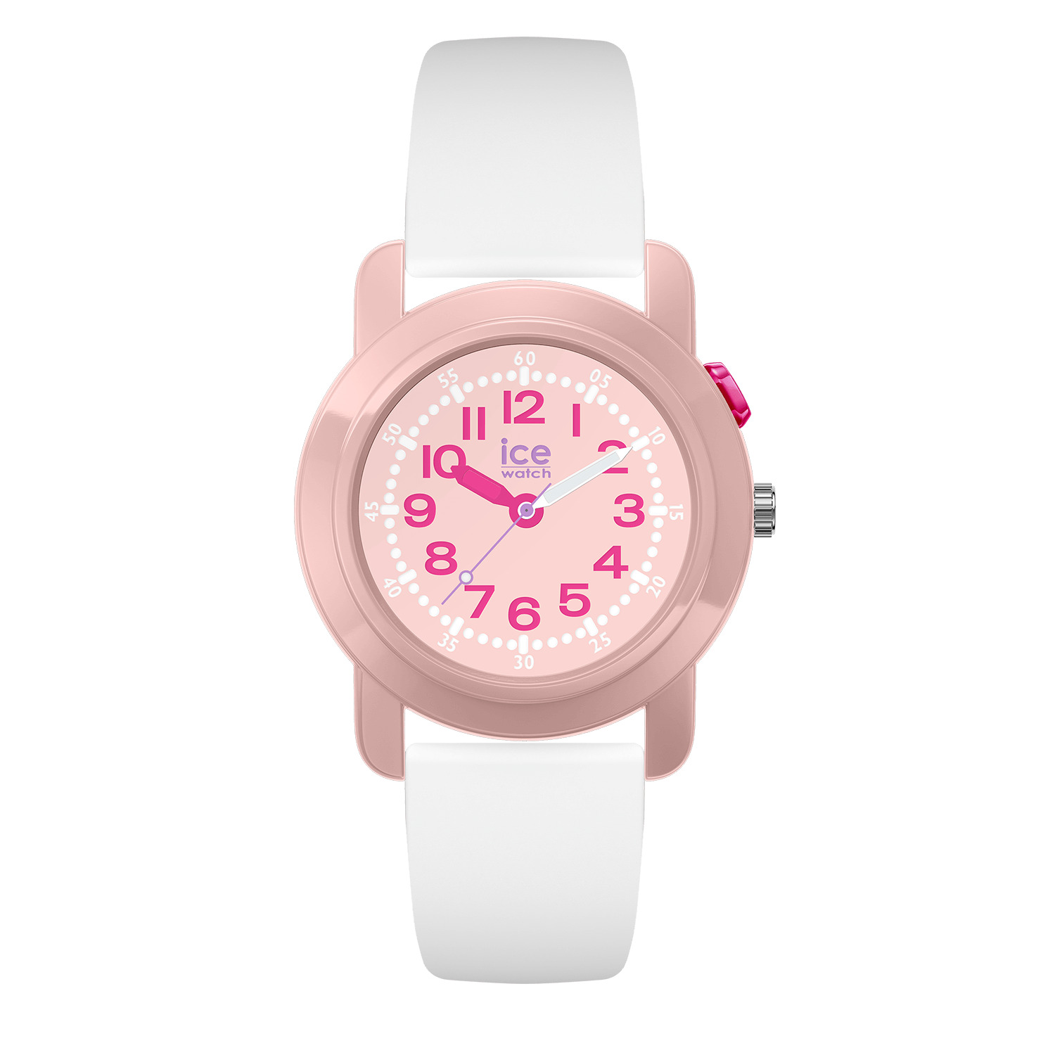 Ice watch kinder horloge wit met roze