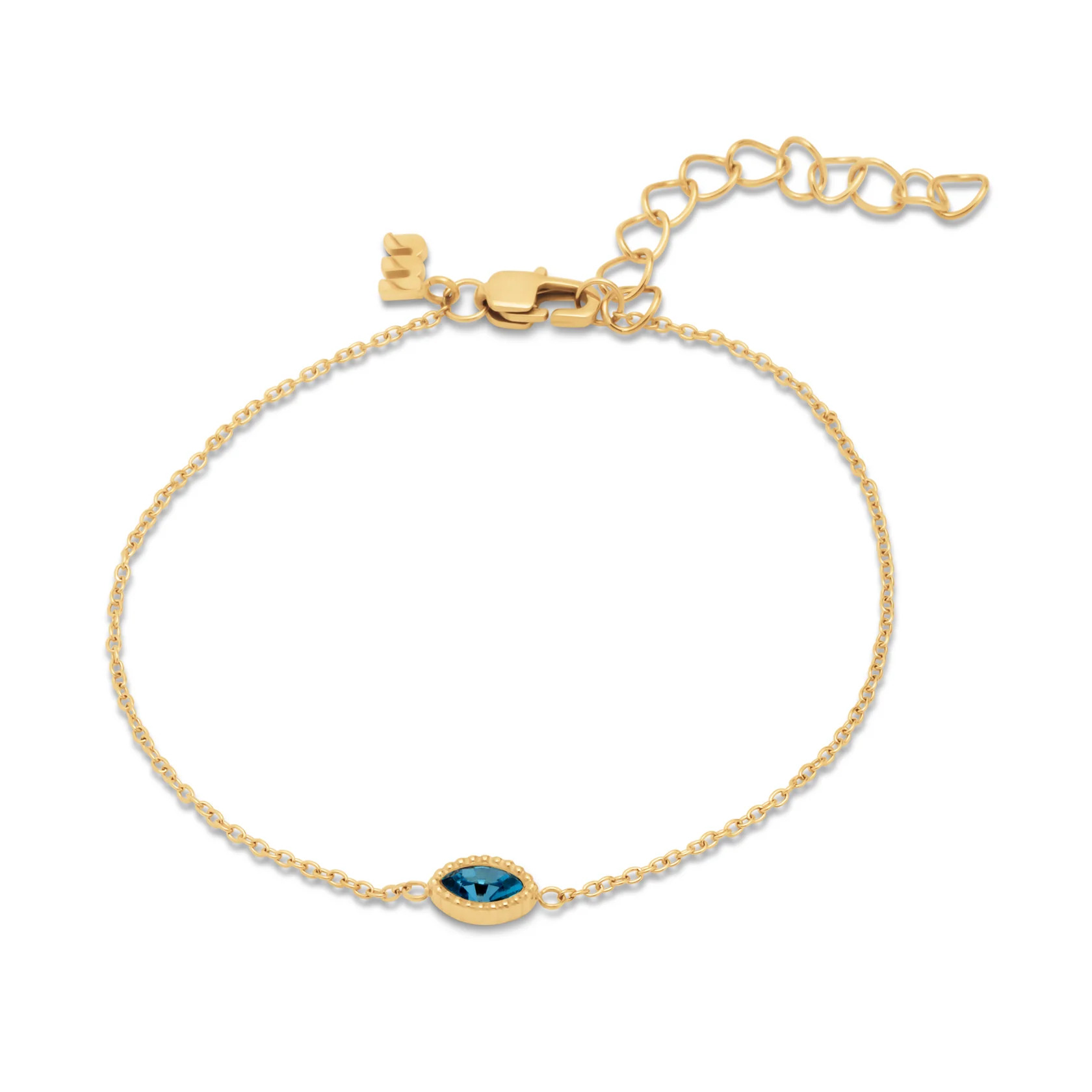 De Melano Friends Nava armband zorgt voor een sprankelende pop of colour. Deze zirkonia in marquise vorm wordt omlijst door onze iconische bolletjesrand. Stylingtip: combineer met de bijpassende Friends Navee ketting en Twisted Navette steentje. De Nava armband is 1 mm dik en is verkrijgbaar in een zilver-, rose goud- of goudkleurige plating.