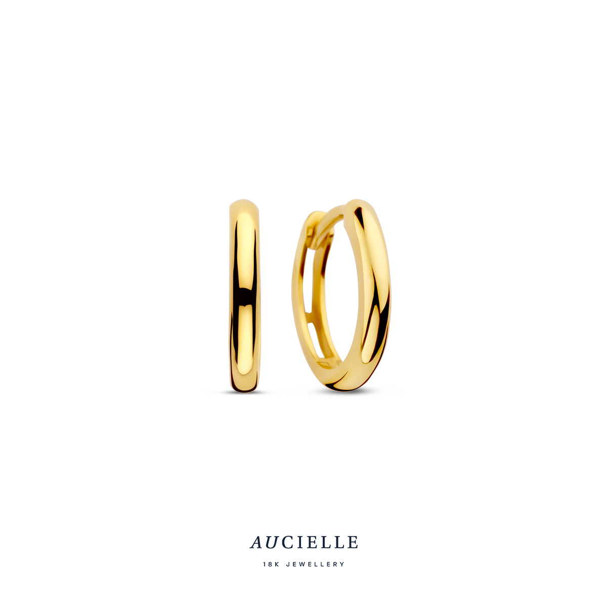 Aucielle creolen geel goud 18k 