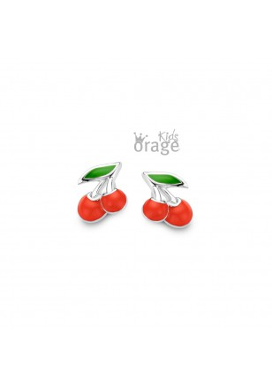 De Orage Kids Oorbelstekers Kersen (modelnummer O/3373/A) zijn schattige oorbellen in de vorm van kersen, vervaardigd uit 925 sterling zilver en volledig nikkelvrij. Hun zilverkleurige, glanzende afwerking maakt ze perfect voor dagelijks gebruik. Combineer ze met casual of feestelijke outfits voor een speelse en stijlvolle uitstraling. Geschikt voor kinderen.