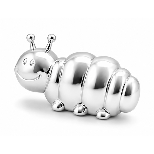 Weisz verzilverde spaarpot klein Rupsje | WG-06290-Z
