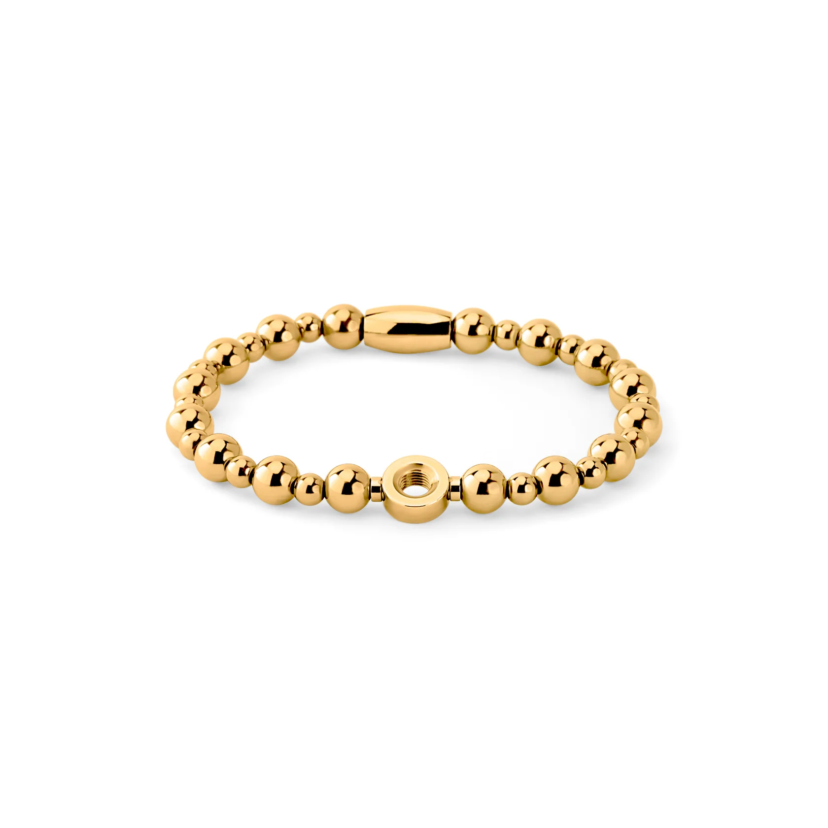 De Melano Vivid Vala armband voegt een speelse twist toe aan jouw look! Deze armband heeft kleine stalen balletjes &eacute;n is voorzien van een Vivid schroefdraad, waardoor je jouw favoriete Vivid steentje kunt toevoegen. Combineer en cre&euml;er jouw eigen unieke armcandy. De Vala Armband is 4 mm breed en is verkrijgbaar in een zilver-, rose goud- of goudkleurige plating.
