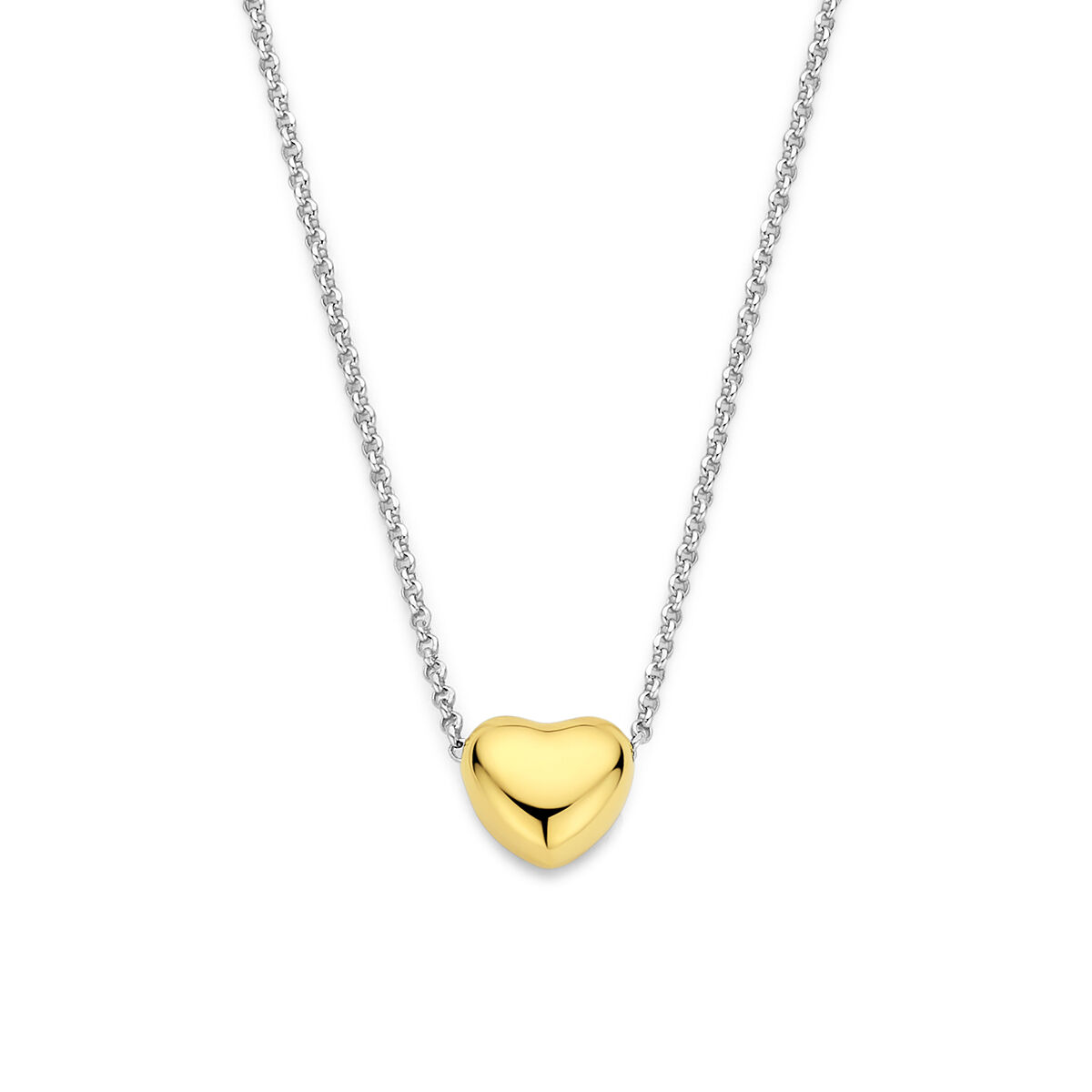Hartje inclusief ketting 40 cm + 5