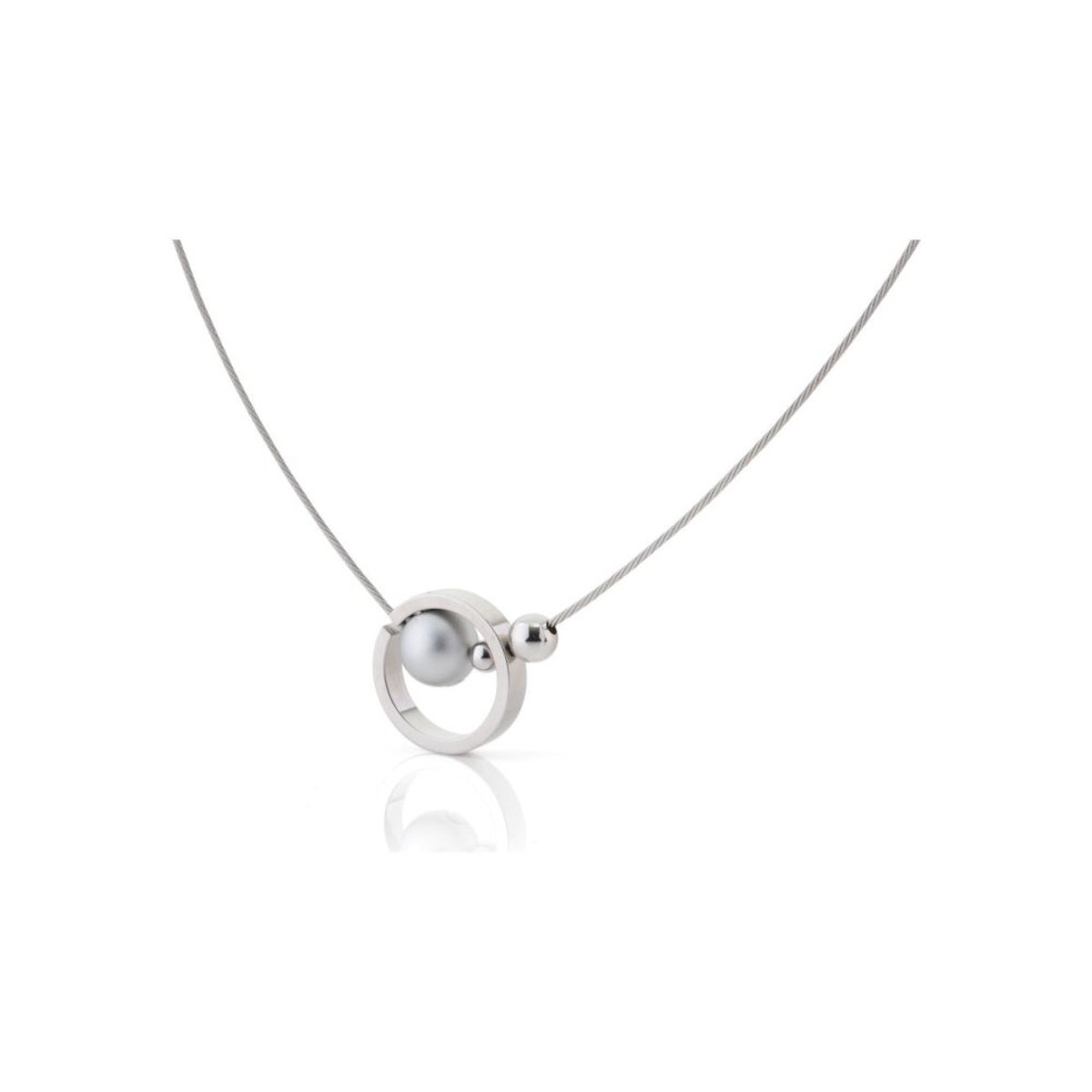 Collier silver aluminium