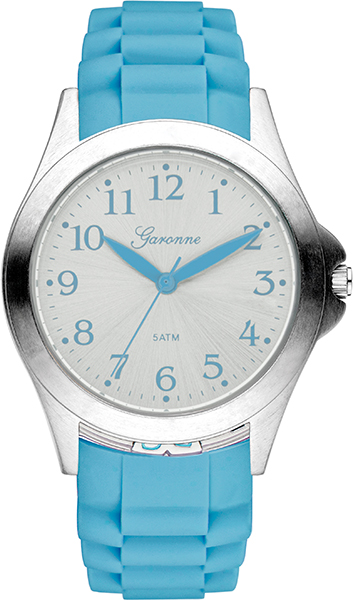 Dit is een horloge van het merk Garonne gemaakt voor meisjes.
De specificaties zijn als volgt:
Kastmaat: 34 mm
Kastdikte: 9,4 mm
Bandlengte: 245
Bandbreedte: 17
Waterdichtheid: 5 ATM / 50 Meter / 165 Feet