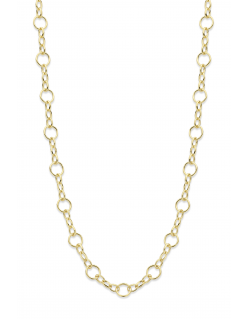 Luxe 14 karaat Mori Gold Filt&eacute;&reg; sieraad - Model Ronde schakels met tussenogen, schakels van 7,3mm & 3,7 breed - Duurzaam, stijlvol en comfortabel Ontdek de perfecte balans tussen luxe en dagelijks draagcomfort met Mori Gold Filt&eacute;&reg;. Elk sieraad is vervaardigd met een buitenlaag van &eacute;cht 14 karaat goud, naadloos verbonden met een speciaal ontwikkelde Auracore&reg; kern - een hoogwaardige legering die zorgt voor stevigheid en langdurige glans. Dankzij de massieve kern voelt het sieraad als massief goud en is het nagenoeg ongevoelig voor deuken - ideaal voor intensief dagelijks gebruik. - Duurzaam & slijtvast - Luxe en tijdloze afwerking - Voelt als massief, zonder het gewicht of de prijs - Ontwikkeld voor langdurig draagplezier Mori Gold Filt&eacute;&reg; - vakmanschap uit Nederland, ontworpen voor elke dag.