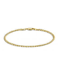 Luxe 14 karaat Mori Gold Filt&eacute;&reg; sieraad - Model Grootmoeder schakel, 3,0mm breed - Duurzaam, stijlvol en comfortabel Ontdek de perfecte balans tussen luxe en dagelijks draagcomfort met Mori Gold Filt&eacute;&reg;. Elk sieraad is vervaardigd met een buitenlaag van &eacute;cht 14 karaat goud, naadloos verbonden met een speciaal ontwikkelde Auracore&reg; kern - een hoogwaardige legering die zorgt voor stevigheid en langdurige glans. Dankzij de massieve kern voelt het sieraad als massief goud en is het nagenoeg ongevoelig voor deuken - ideaal voor intensief dagelijks gebruik. - Duurzaam & slijtvast - Luxe en tijdloze afwerking - Voelt als massief, zonder het gewicht of de prijs - Ontwikkeld voor langdurig draagplezier Mori Gold Filt&eacute;&reg; - vakmanschap uit Nederland, ontworpen voor elke dag.