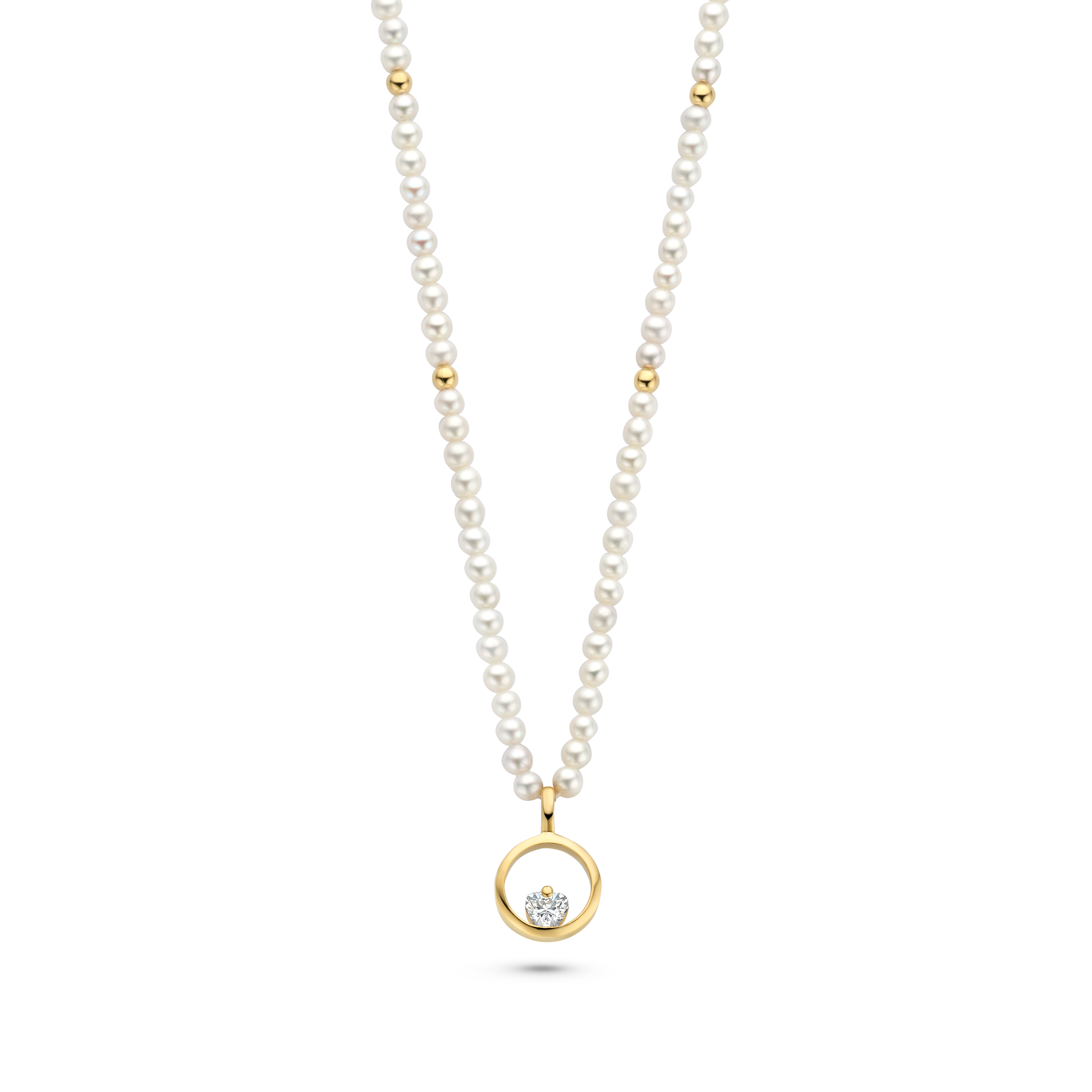 Dit is een collier van het merk FJF Jewellery gemaakt voor dames.