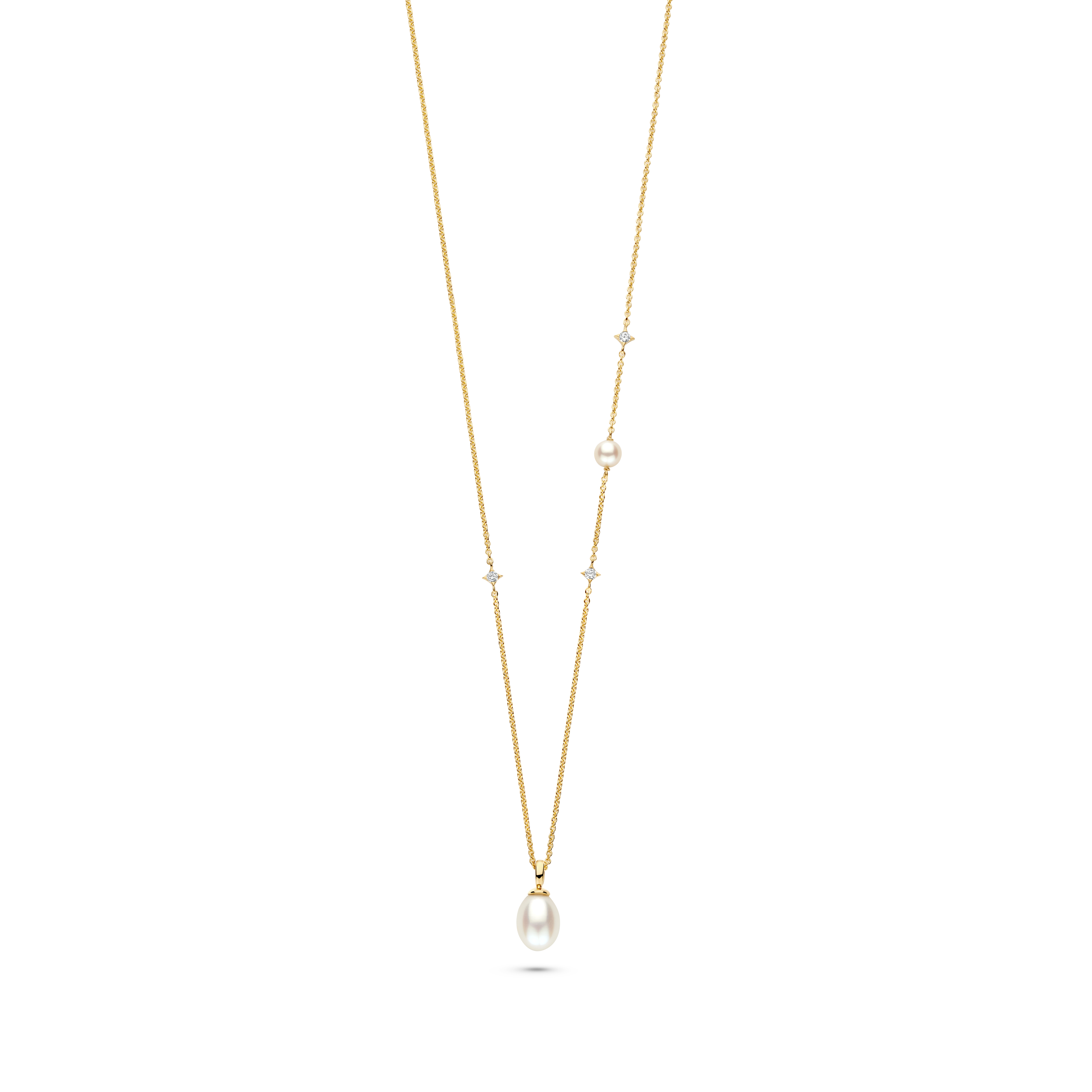 Dit is een collier van het merk FJF Jewellery gemaakt voor dames.