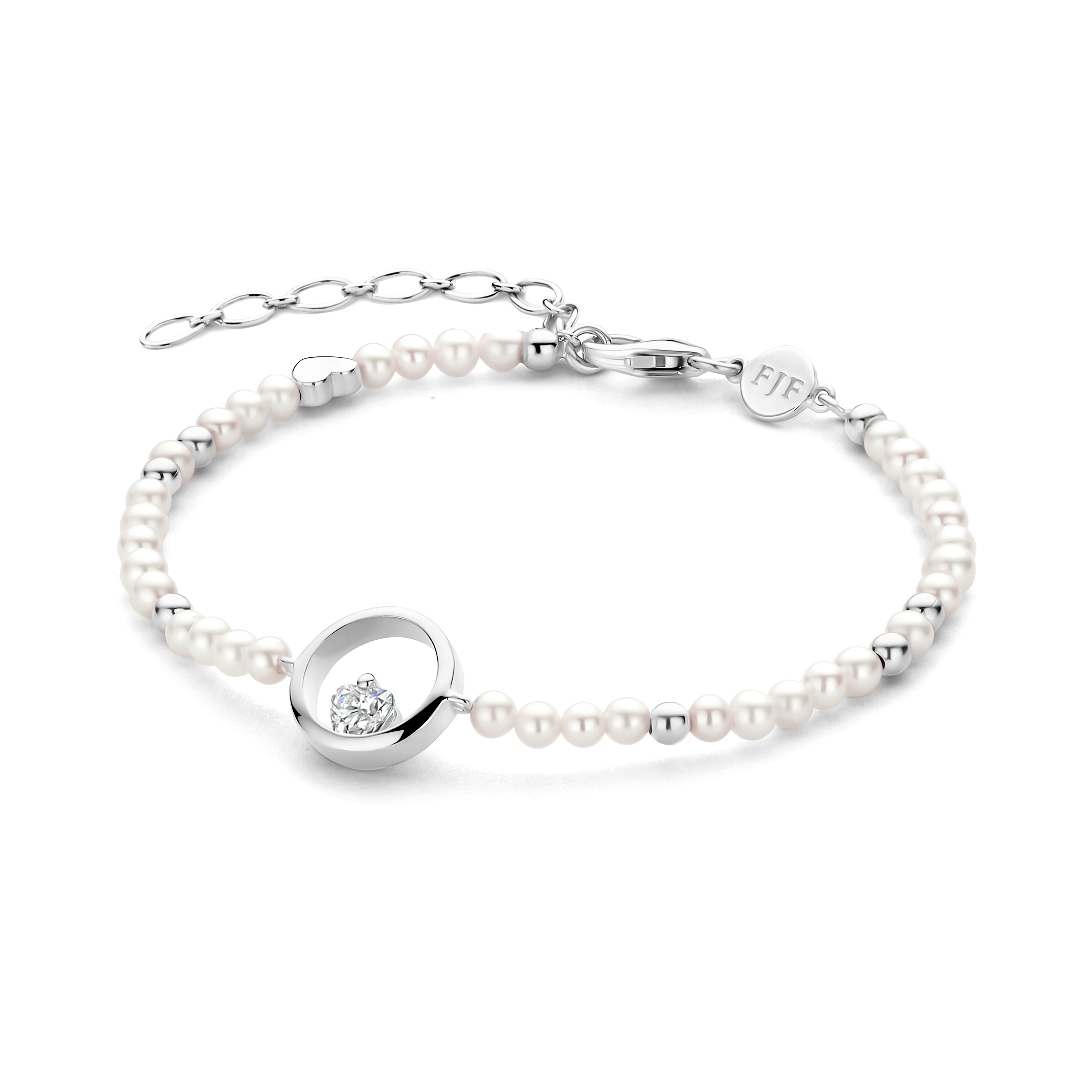 Dit is een armband van het merk FJF Jewellery gemaakt voor dames.