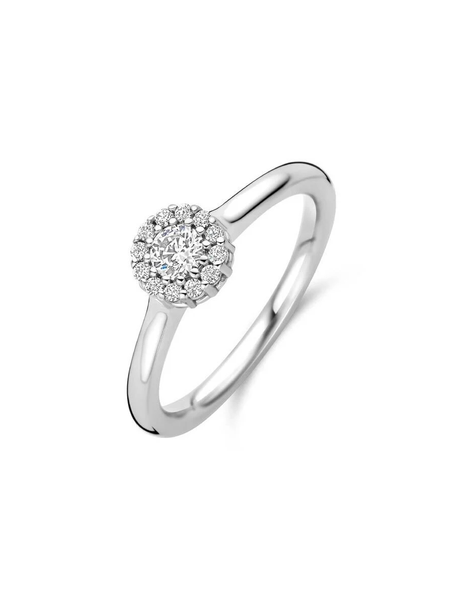 zilveren ring met zirkonia
