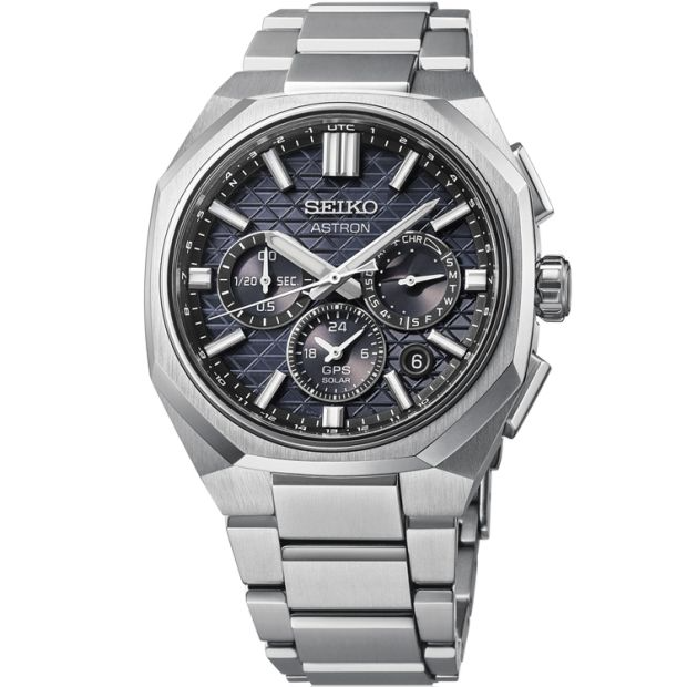 De Seiko Astron 'Tesselate' HAB002J1 is een luxe polshorloge. Het heeft een titanium kast en band, met een zwarte wijzerplaat en zilverkleurige details. De horloge bevat een GPS Solar mechanisme, saffierglas en een chronograaf multi-indicatie. Waterbestendig tot 10 bar. Ideaal voor zowel formele als casual gelegenheden. Draag het om elke outfit te versterken.