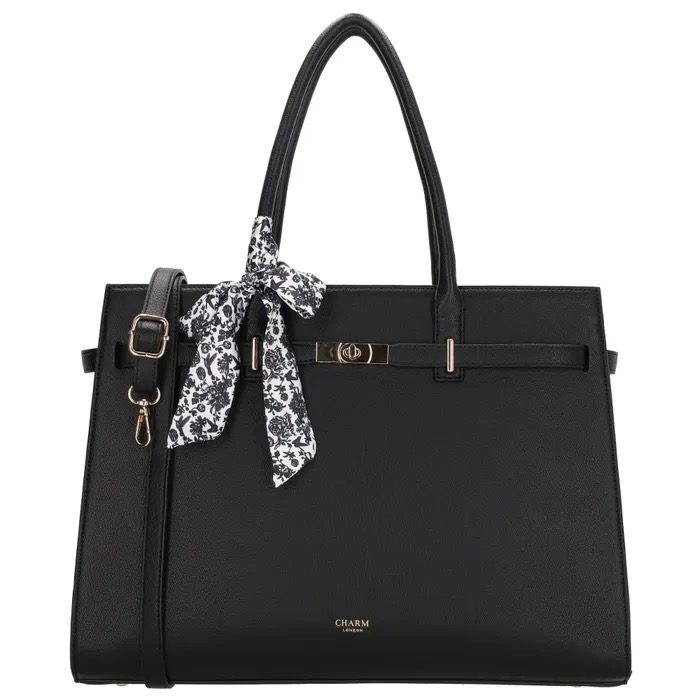 Charm London The Hamptons Laptoptas 15,6 inch
Stijlvolle en praktische laptoptas met ruimte voor een laptop tot 15,6 inch. Voorzien van een ruim hoofdvak met laptopvak, ritsvak, telefoonvak en extra opbergvakken om je spullen overzichtelijk te houden. De tas heeft een ritsvak aan de achterzijde, een decoratieve gesp met sjaaltje en wordt geleverd met een verstelbare en afneembare schouderband.
Afmetingen: 44 &times; 14 &times; 32,5 cm.
