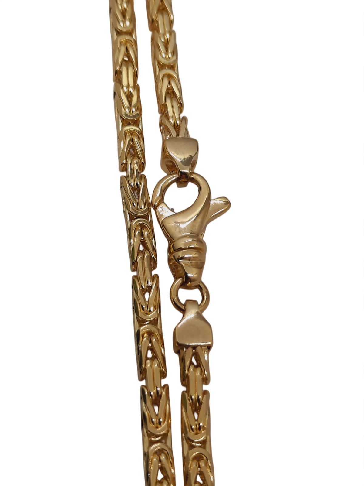 De gouden koningsketting 14kt, modelnummer 000129, is een prachtig sieraad met een gewicht van 26,72 gram en een breedte van 2,6 mm. Gemaakt van 14-karaats goud, is het een elegante keuze voor elke gelegenheid. Draag deze ketting solo of combineer met andere gouden sieraden voor een verfijnde, luxe uitstraling. Perfect voor dagelijks gebruik of speciale gelegenheden.