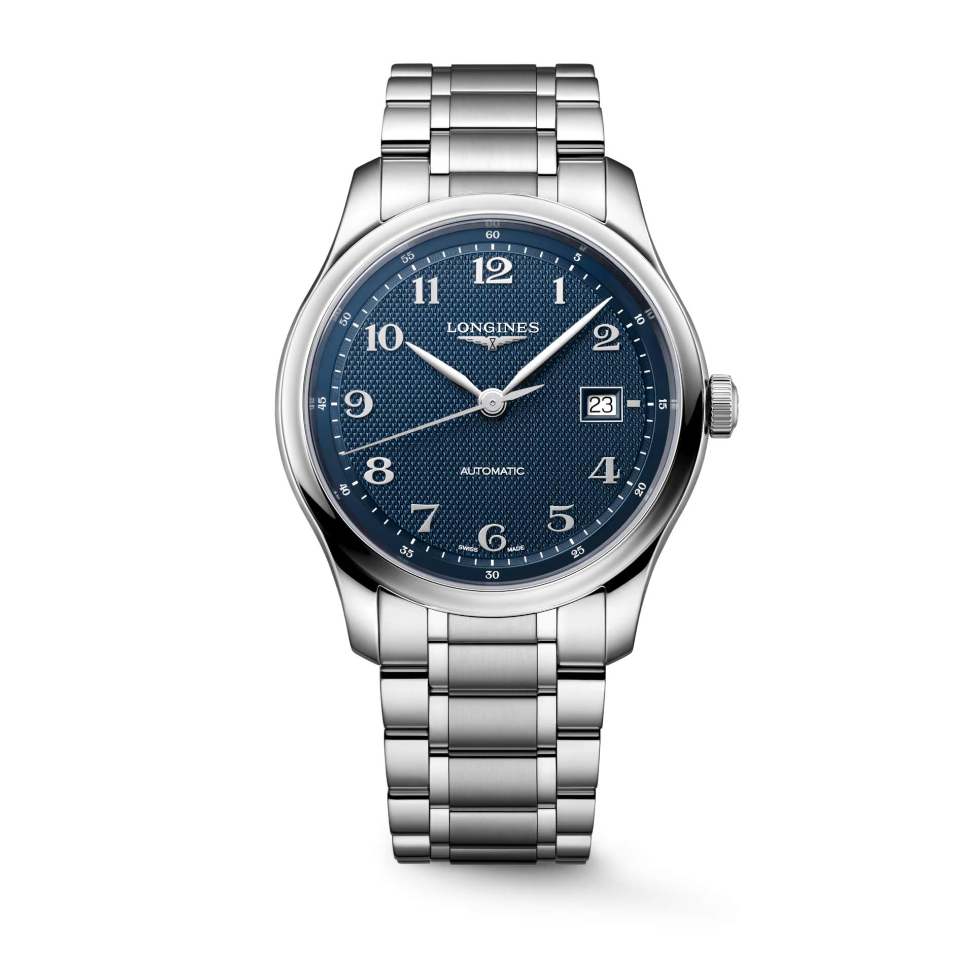 De Longines Master Collection L29504936 is een klassieke polshorloge met een elegant design. Kenmerken zijn onder meer een roestvrijstalen kast en band, een blauwe analoge wijzerplaat met Arabische indexen, saffierglas, en automatische Zwitserse beweging. Draag bij formele of zakelijke gelegenheden voor een tijdloze en verfijnde uitstraling. 