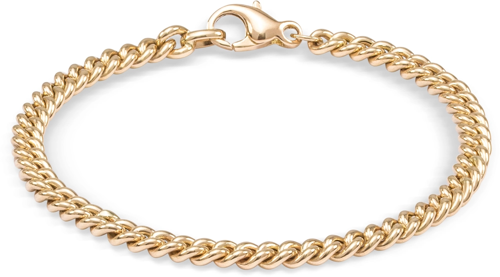 Monzario Gourmet armband 4.8 mm 14 karaat geelgoud | 1470-A