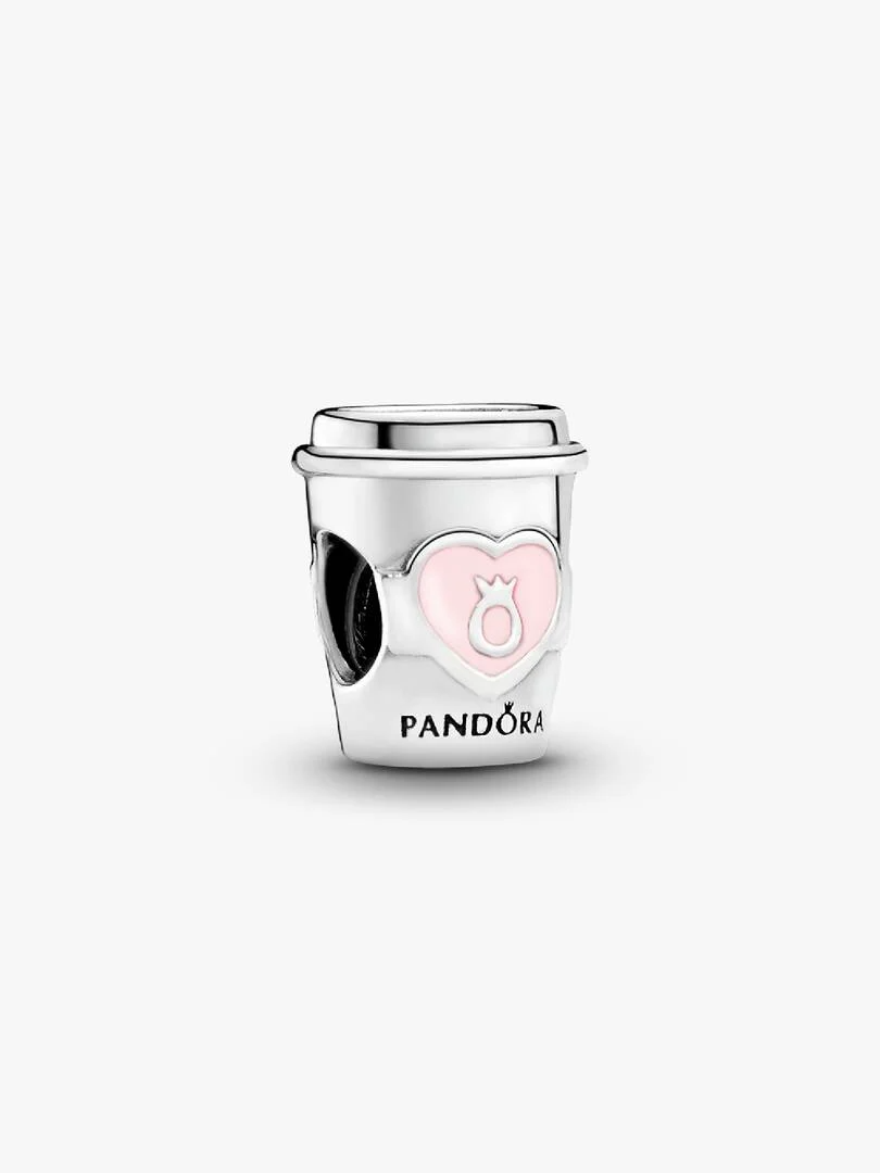 Kan je stijl wel een opkikker gebruiken? Dan is deze sterlingzilveren bedel iets voor jou. De bedel in de vorm van een koffiebeker is afgewerkt met een roze emaillen hart, het logo van Pandora en de inscriptie 'Take a break'. Draag hem om te laten zien wie je bent en waar je van houdt. Of om je eraan te herinneren vaker met goede vrienden af te spreken!