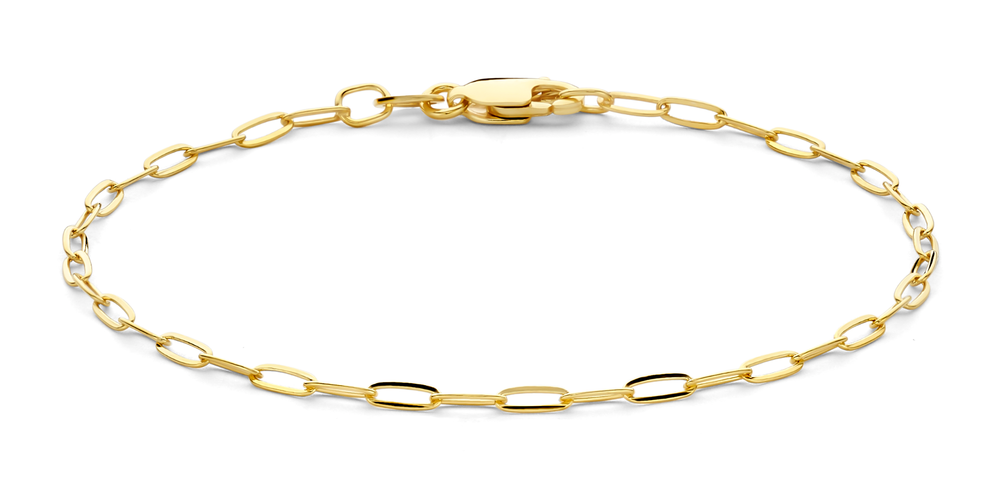 Luxe 14 karaat Mori Gold Filt&eacute;&reg; sieraad - Model Anker schakel, 2,2mm breed - Duurzaam, stijlvol en comfortabel Ontdek de perfecte balans tussen luxe en dagelijks draagcomfort met Mori Gold Filt&eacute;&reg;. Elk sieraad is vervaardigd met een buitenlaag van &eacute;cht 14 karaat goud, naadloos verbonden met een speciaal ontwikkelde Auracore&reg; kern - een hoogwaardige legering die zorgt voor stevigheid en langdurige glans. Dankzij de massieve kern voelt het sieraad als massief goud en is het nagenoeg ongevoelig voor deuken - ideaal voor intensief dagelijks gebruik. - Duurzaam & slijtvast - Luxe en tijdloze afwerking - Voelt als massief, zonder het gewicht of de prijs - Ontwikkeld voor langdurig draagplezier Mori Gold Filt&eacute;&reg; - vakmanschap uit Nederland, ontworpen voor elke dag.