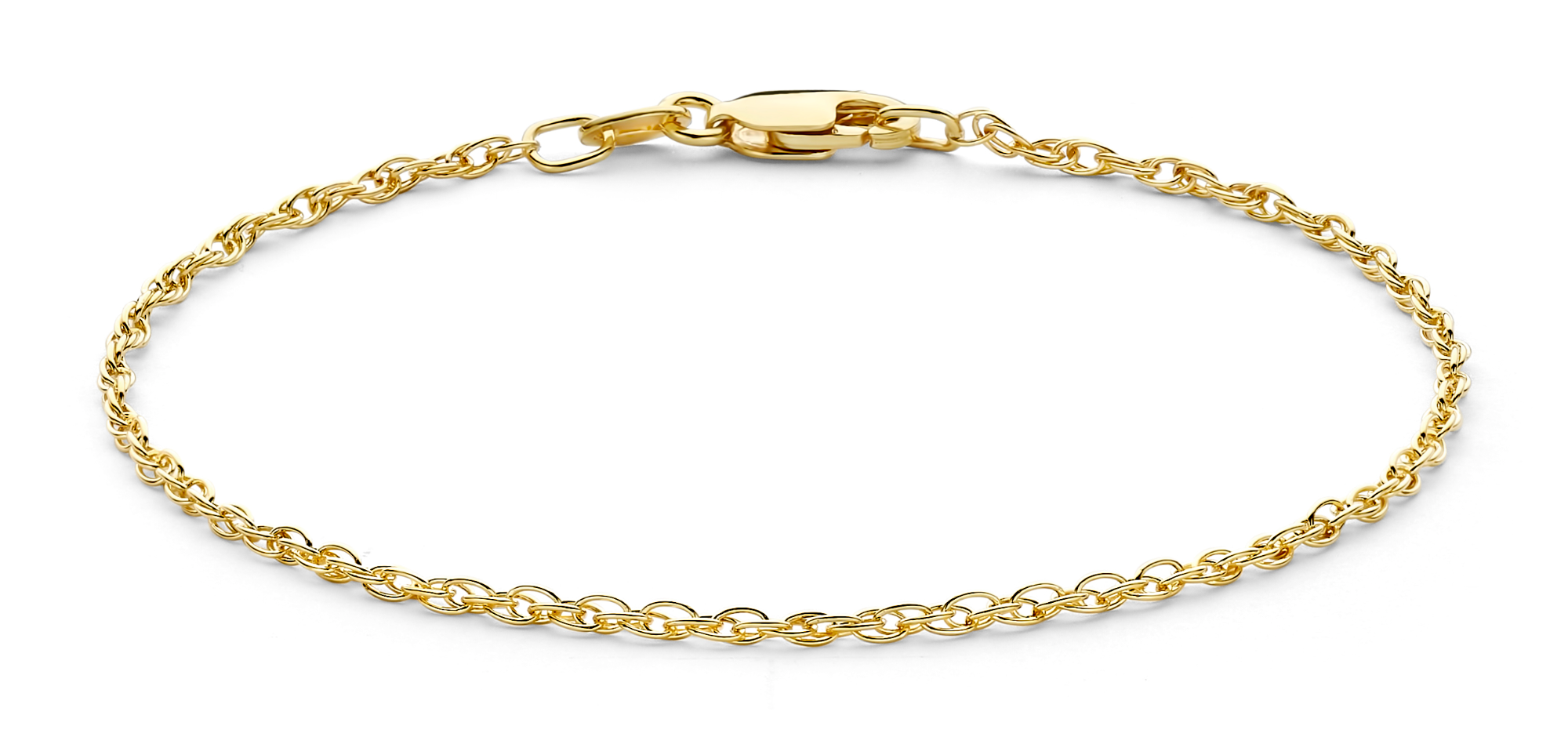 Luxe 14 karaat Mori Gold Filt&eacute;&reg; sieraad - Model Fantasie Touw schakel, 1,27mm breed - Duurzaam, stijlvol en comfortabel Ontdek de perfecte balans tussen luxe en dagelijks draagcomfort met Mori Gold Filt&eacute;&reg;. Elk sieraad is vervaardigd met een buitenlaag van &eacute;cht 14 karaat goud, naadloos verbonden met een speciaal ontwikkelde Auracore&reg; kern - een hoogwaardige legering die zorgt voor stevigheid en langdurige glans. Dankzij de massieve kern voelt het sieraad als massief goud en is het nagenoeg ongevoelig voor deuken - ideaal voor intensief dagelijks gebruik. - Duurzaam & slijtvast - Luxe en tijdloze afwerking - Voelt als massief, zonder het gewicht of de prijs - Ontwikkeld voor langdurig draagplezier Mori Gold Filt&eacute;&reg; - vakmanschap uit Nederland, ontworpen voor elke dag.