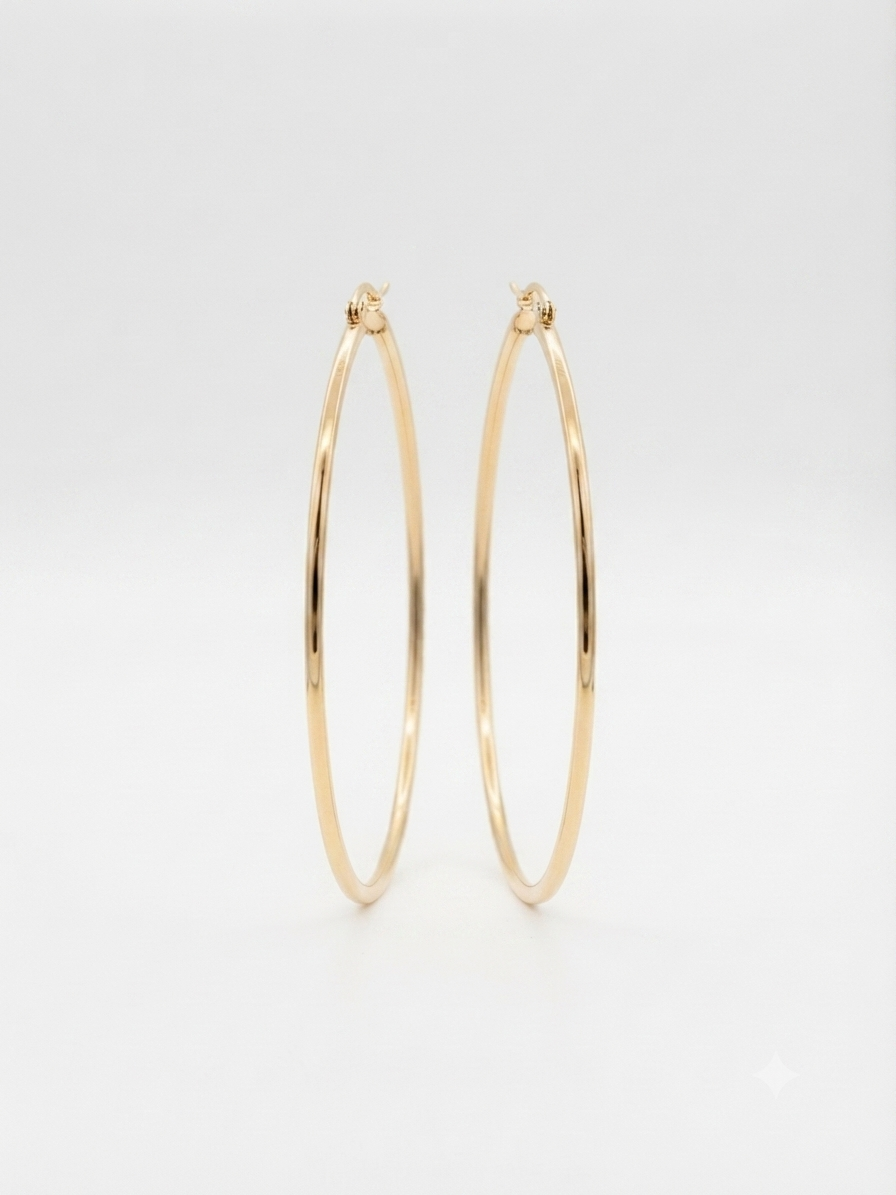 Maak een statement met deze prachtige, grote 14 karaat gouden creolen van Juwelier Rijk Amsterdam.

Ben je op zoek naar de perfecte combinatie van tijdloze elegantie en een krachtige uitstraling? Deze schitterende gouden oorringen zijn een absolute must-have voor elke sieradencollectie. Met een royale diameter van maar liefst 7 cm (70 mm) zijn deze XL creolen een ware eyecatcher die elke outfit direct naar een hoger niveau tilt.

Hoogwaardig 14 karaat geelgoud
De creolen zijn vervaardigd uit echt 14 karaat goud. Dit zorgt niet alleen voor een warme, luxe glans, maar garandeert ook dat de oorbellen generaties lang mooi blijven. Dankzij de stevige en betrouwbare sluiting draag je deze grote oorringen met een comfortabel en veilig gevoel, de hele dag door.

Tijdloos design uit Amsterdam
Of je ze nu draagt naar een chique diner, een feestje, of als glanzende touch bij je dagelijkse look; gladde gouden creolen raken nooit uit de mode. De minimalistische, ronde vormgeving zorgt ervoor dat ze overal bij passen.

Specificaties:

Materiaal: 14 karaat goud (geelgoud)

Diameter: 7 cm / 70 mm

Dikte van de buis: Slank en elegant (fijn draagcomfort)

Sluiting: Stevige kliksluiting / scharniersluiting

Merk/Verkoper: Juwelier Rijk Amsterdam