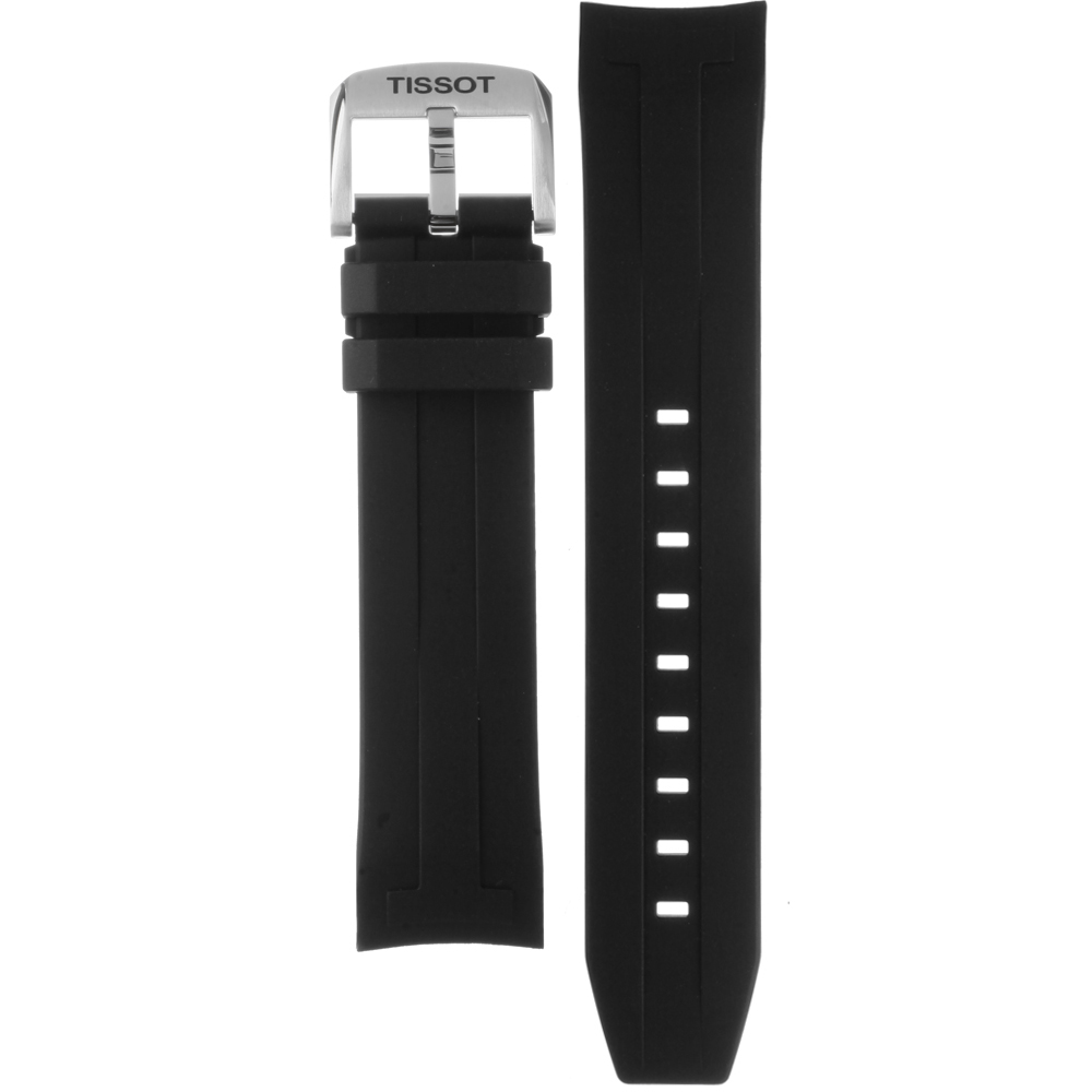 De Tissot horlogeband T603042424 is een zwarte rubberen 20mm band, perfect voor standaard modellen. Gemaakt van hoogwaardig plastic siliconen, biedt deze nieuwe band duurzaamheid en stijl. Voor optimaal comfort, draag de band iets losser op warme dagen en iets strakker voor een meer formele look. Voeg hem eenvoudig toe aan je collectie voor een moderne touch.