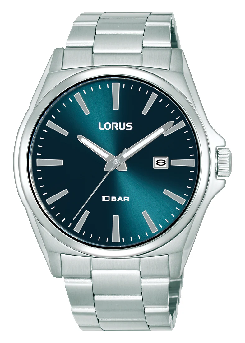 Het Lorus RH947SX9 herenhorloge combineert elegantie met functionaliteit. Met een zilverkleurige roestvrijstalen kast en band, een blauwe wijzerplaat met strepenindex en analoge aanduiding, biedt het een stijlvol ontwerp. Dankzij de quartz uurwerkbeweging en datumaanduiding is het perfect voor dagelijks gebruik. Draag het horloge bij formele en informele gelegenheden voor een verfijnde uitstraling.