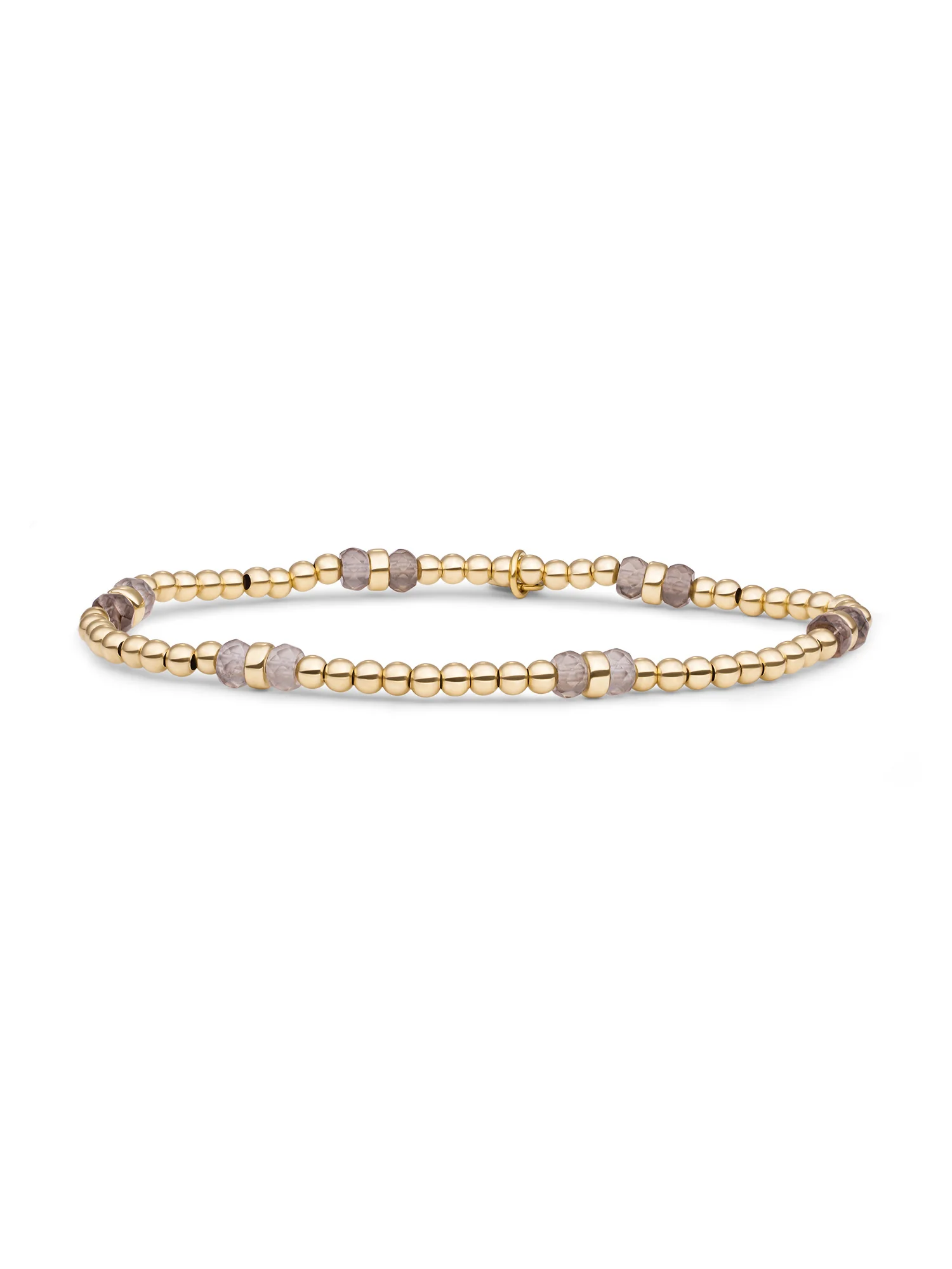 SPARKLING JEWELS ARMBAND SMOKY QUARTZ GOLD SBG-GEM23-MIX-DBFCTRL