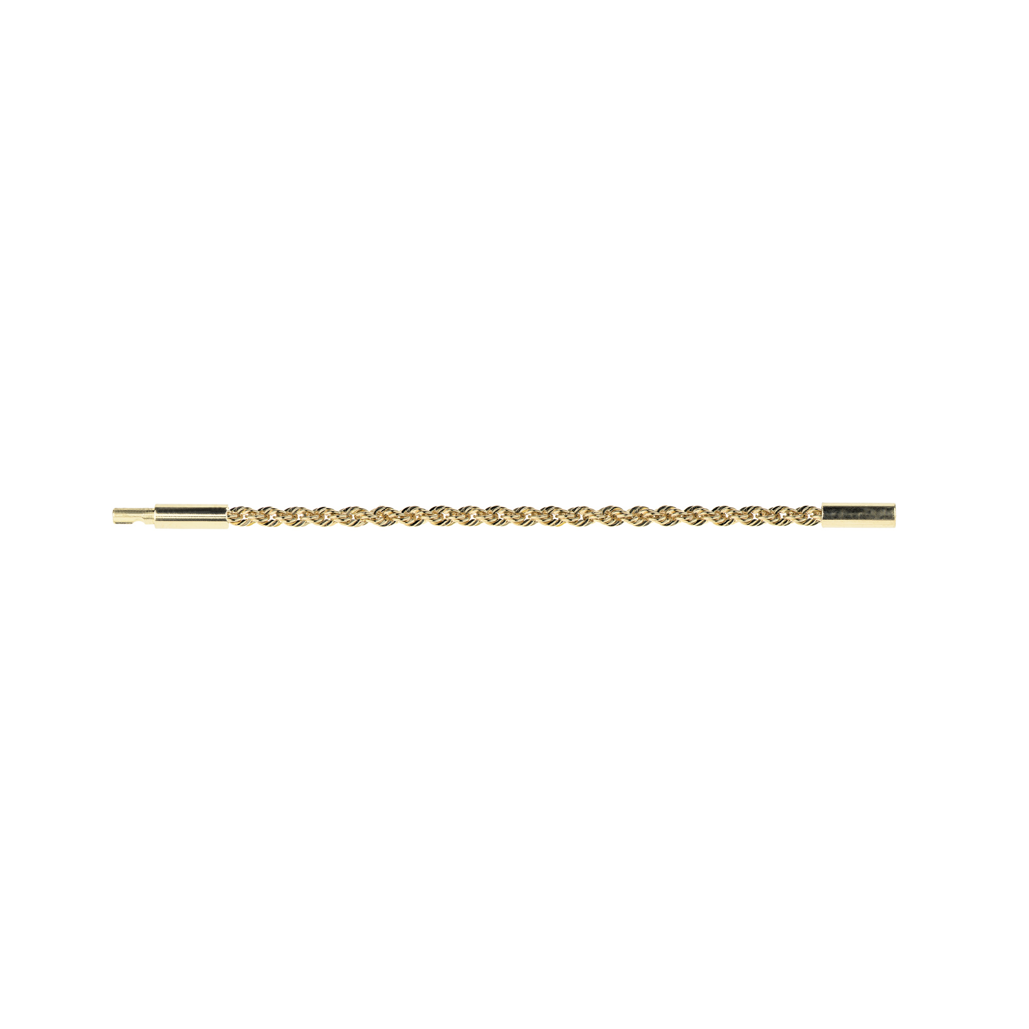Entdecken Sie unsere 585/- Gebgold- Kordelverl&auml;ngerungskette mit Bajonettverschluss, Modellnummer SAK002.42. Mit dieser Verl&auml;ngerung machen sie aus einer kurzen Kette eine Y-Kette.
