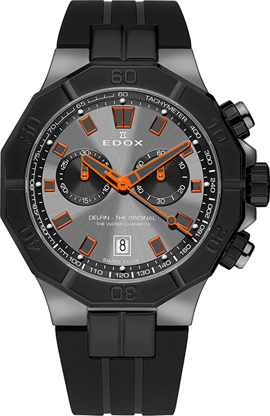 Dit is een horloge van het merk Edox gemaakt voor heren.
De specificaties zijn als volgt:
Kastmaat: 43 mm
Kastdikte: 12,7
Waterdichtheid: 20 ATM / 200 Meter / 660 Feet
Dit horloge heeft de volgende functies/eigenschappen:
Diver
Chronograaf
Datumaanduiding