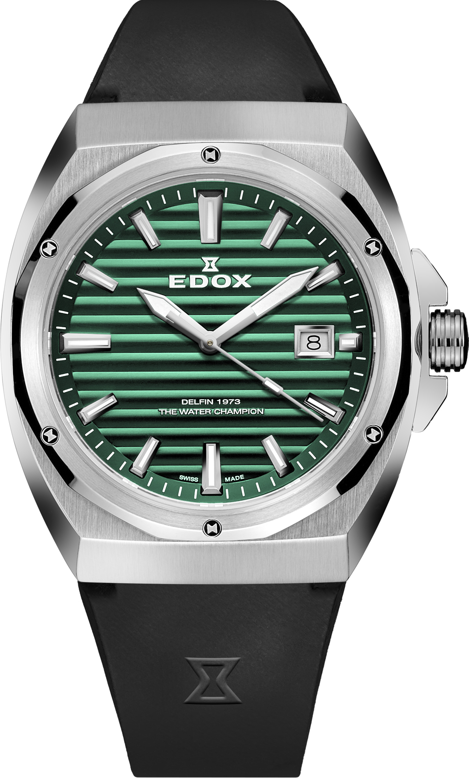 Dit is een horloge van het merk Edox.
De specificaties zijn als volgt:
Kastmaat: 41mm
Waterdichtheid: 20 ATM / 200 Meter / 660 Feet
Dit horloge heeft de volgende functies/eigenschappen:
Datumaanduiding