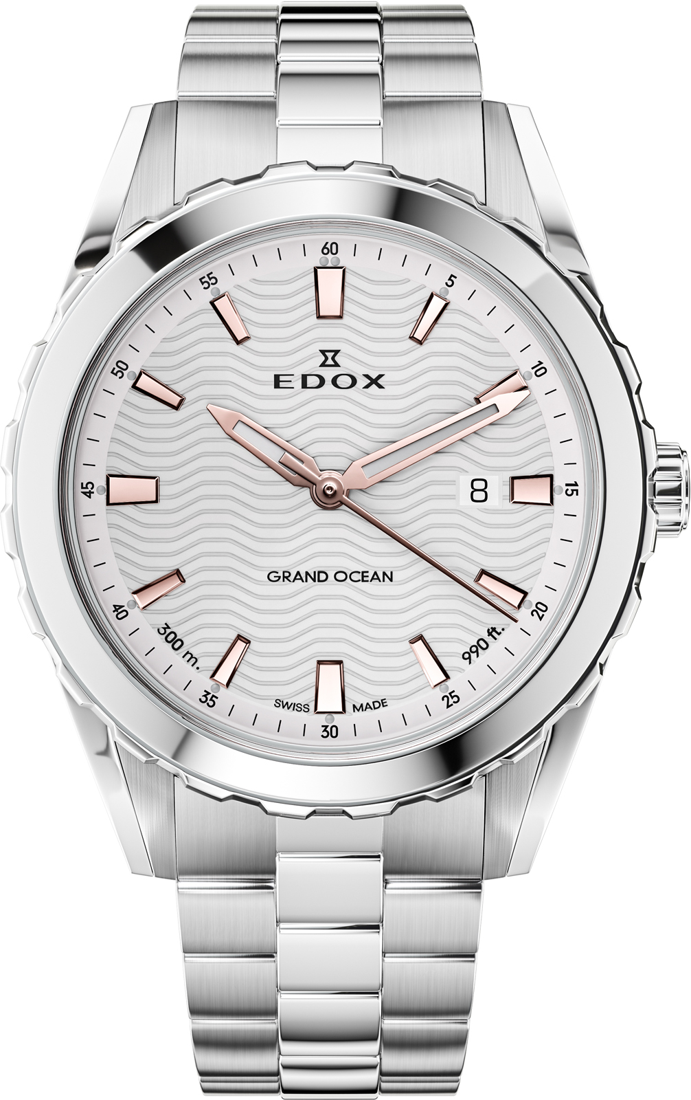 Dit is een horloge van het merk Edox gemaakt voor heren.
De specificaties zijn als volgt:
Kastmaat: 42 mm
Waterdichtheid: 30 ATM / 300 Meter / 1.000 Feet
Dit horloge heeft de volgende functies/eigenschappen:
Datumaanduiding
