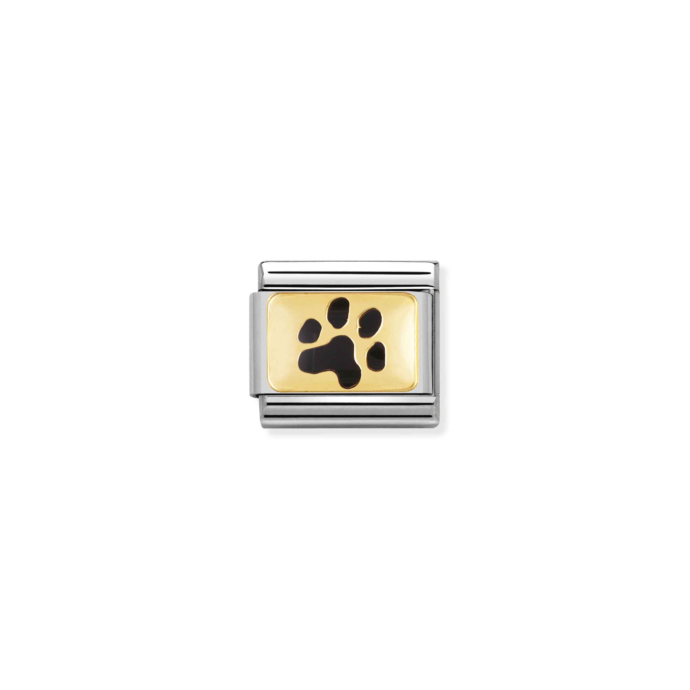 NOMINATION COMPOSABLE classic plates paw print