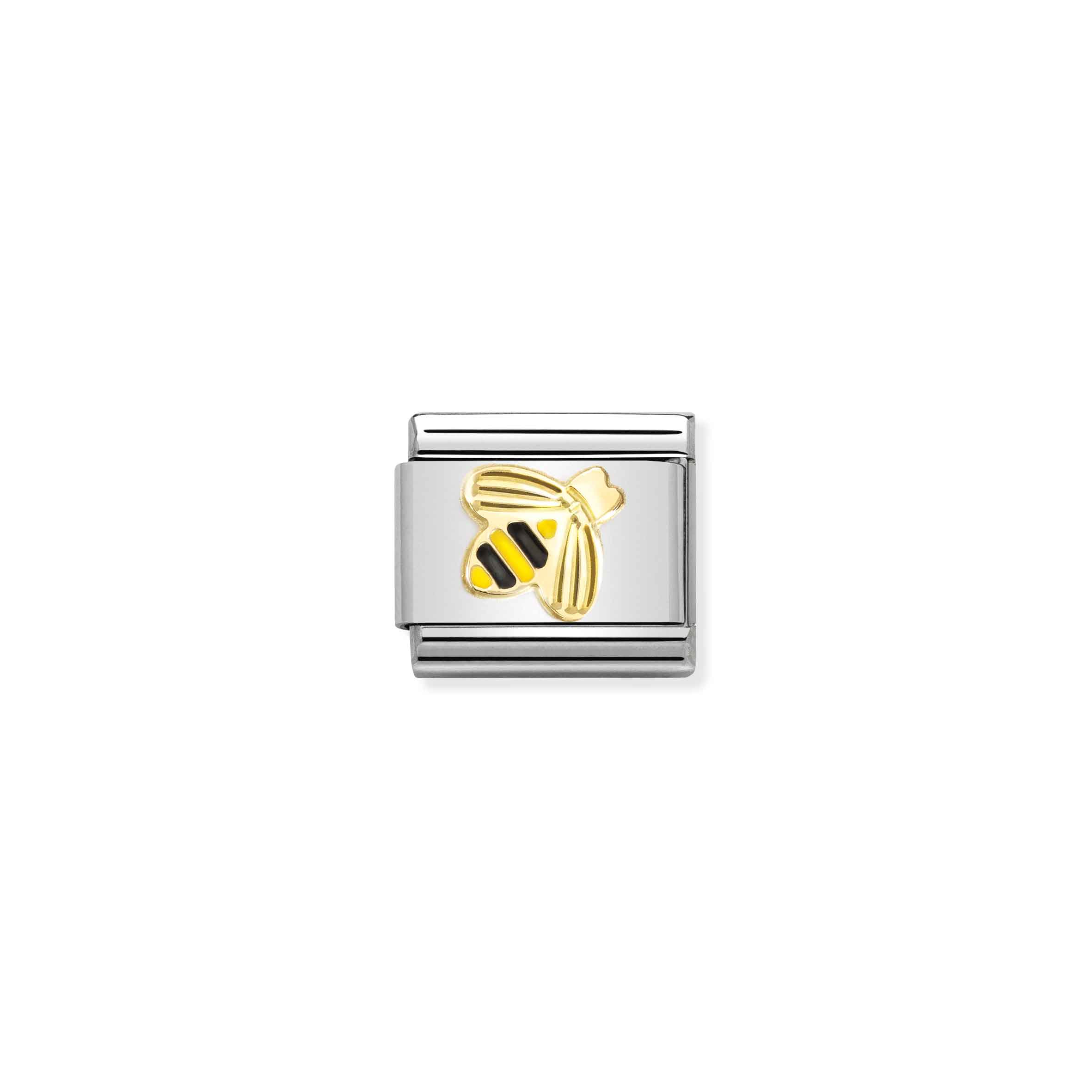 NOMINATION COMPOSABLE classic symbols diamond coated bee