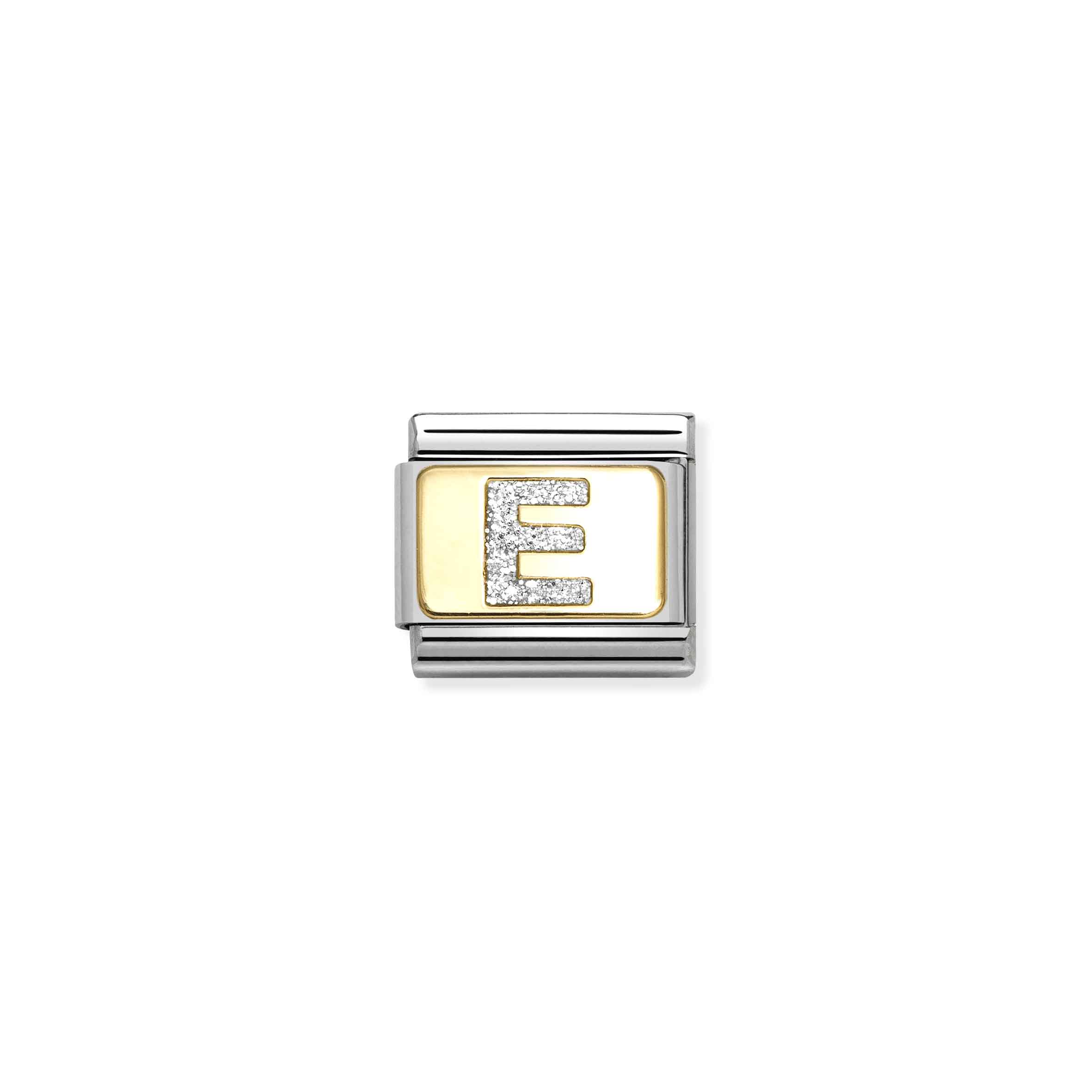 NOMINATION COMPOSABLE classic glitter letter e 
