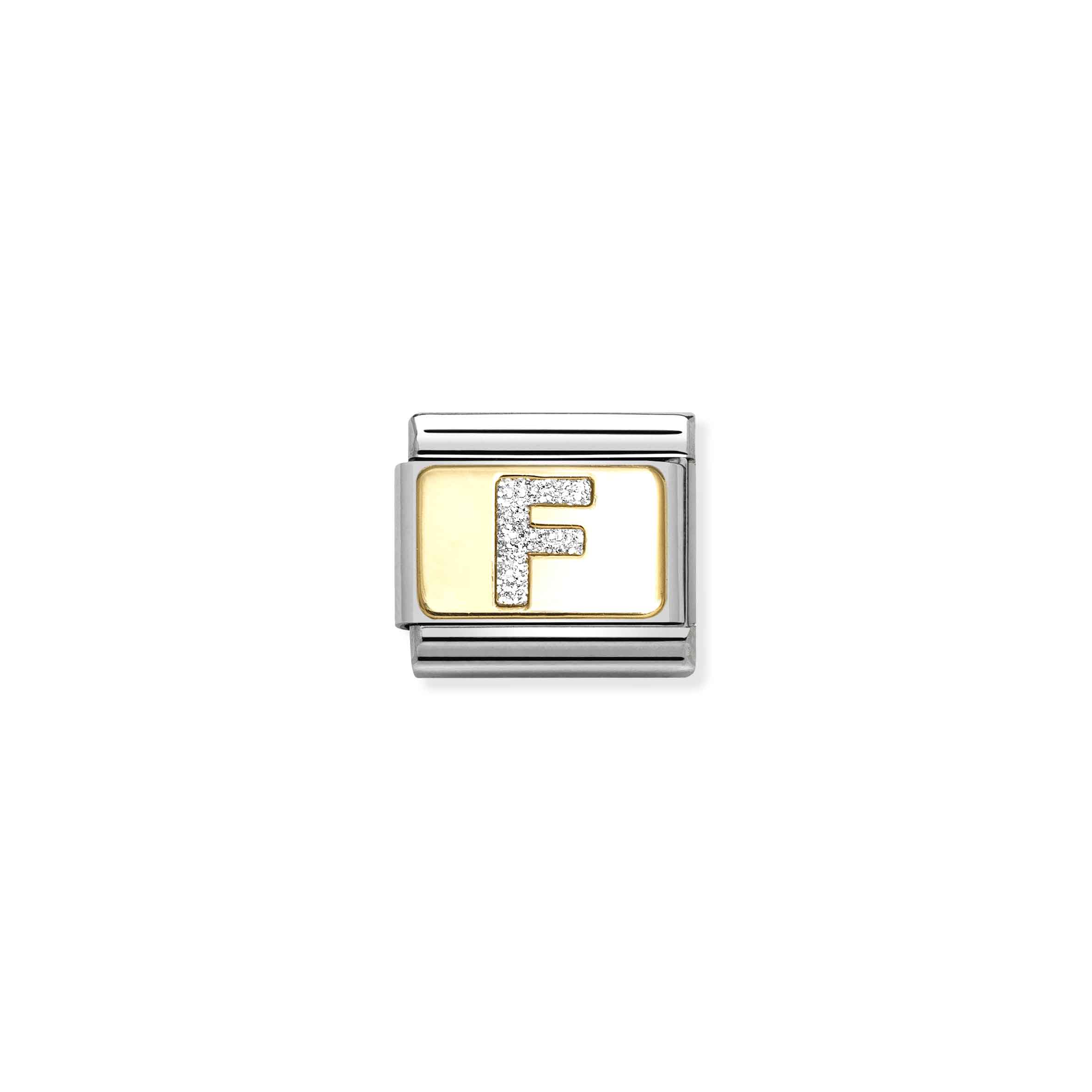 NOMINATION COMPOSABLE classic glitter letter f 