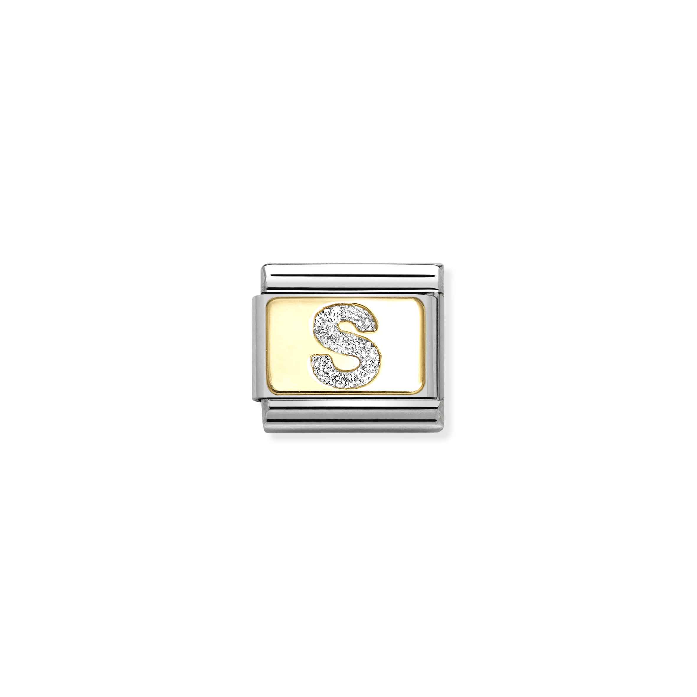 NOMINATION COMPOSABLE classic glitter letter s