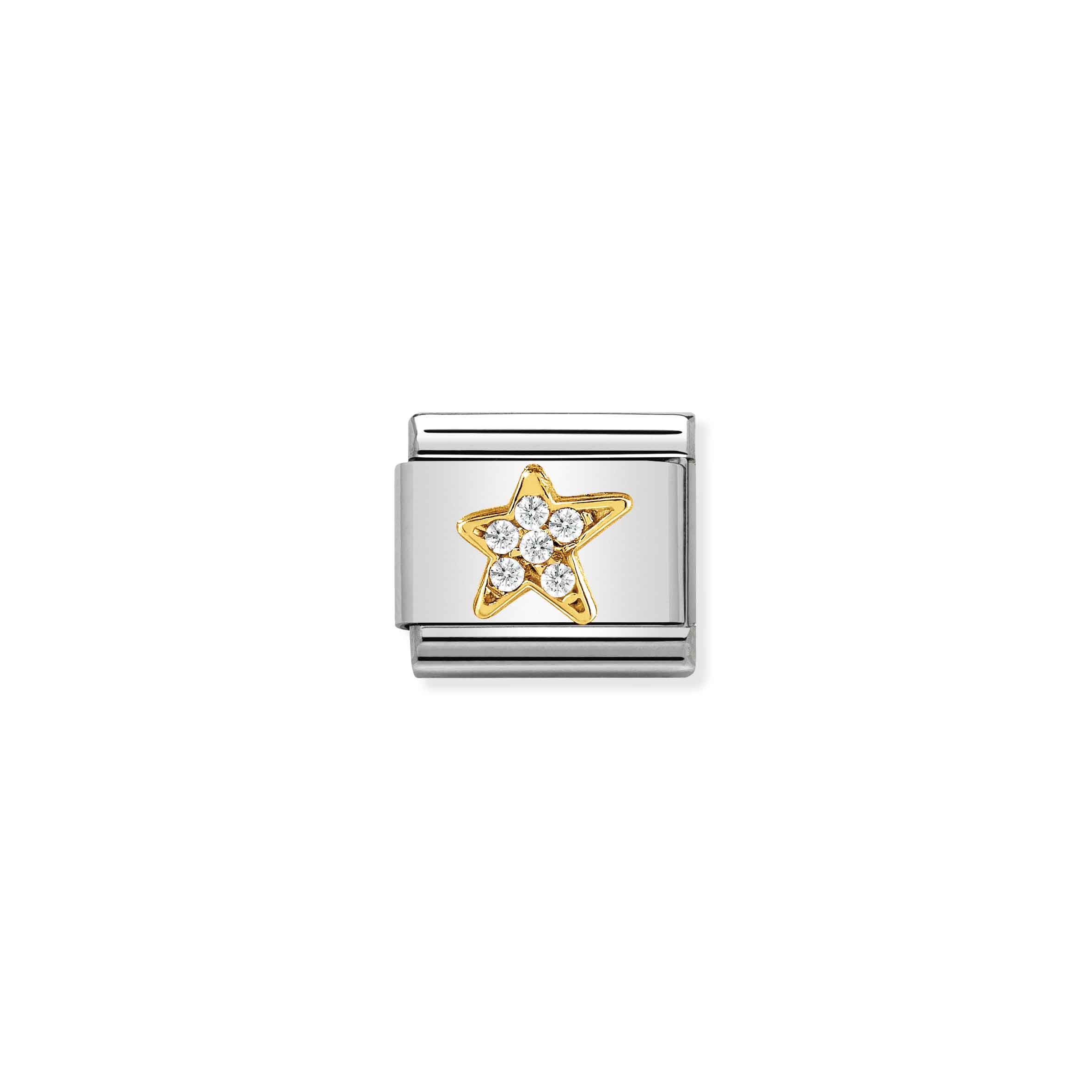NOMINATION COMPOSABLE classic fun 1 IC zirc asymmetric star