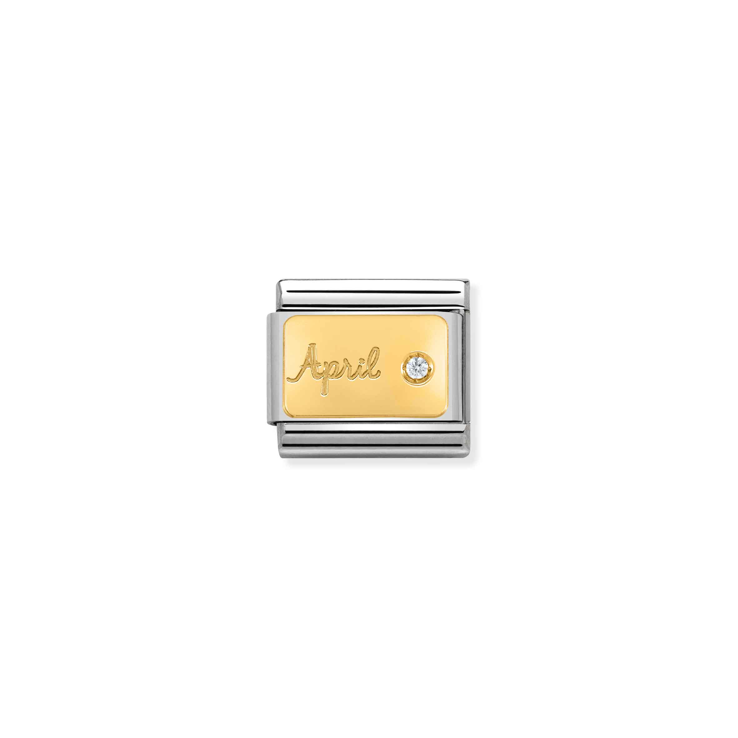 NOMINATION COMPOSABLE classic month stone april diamond