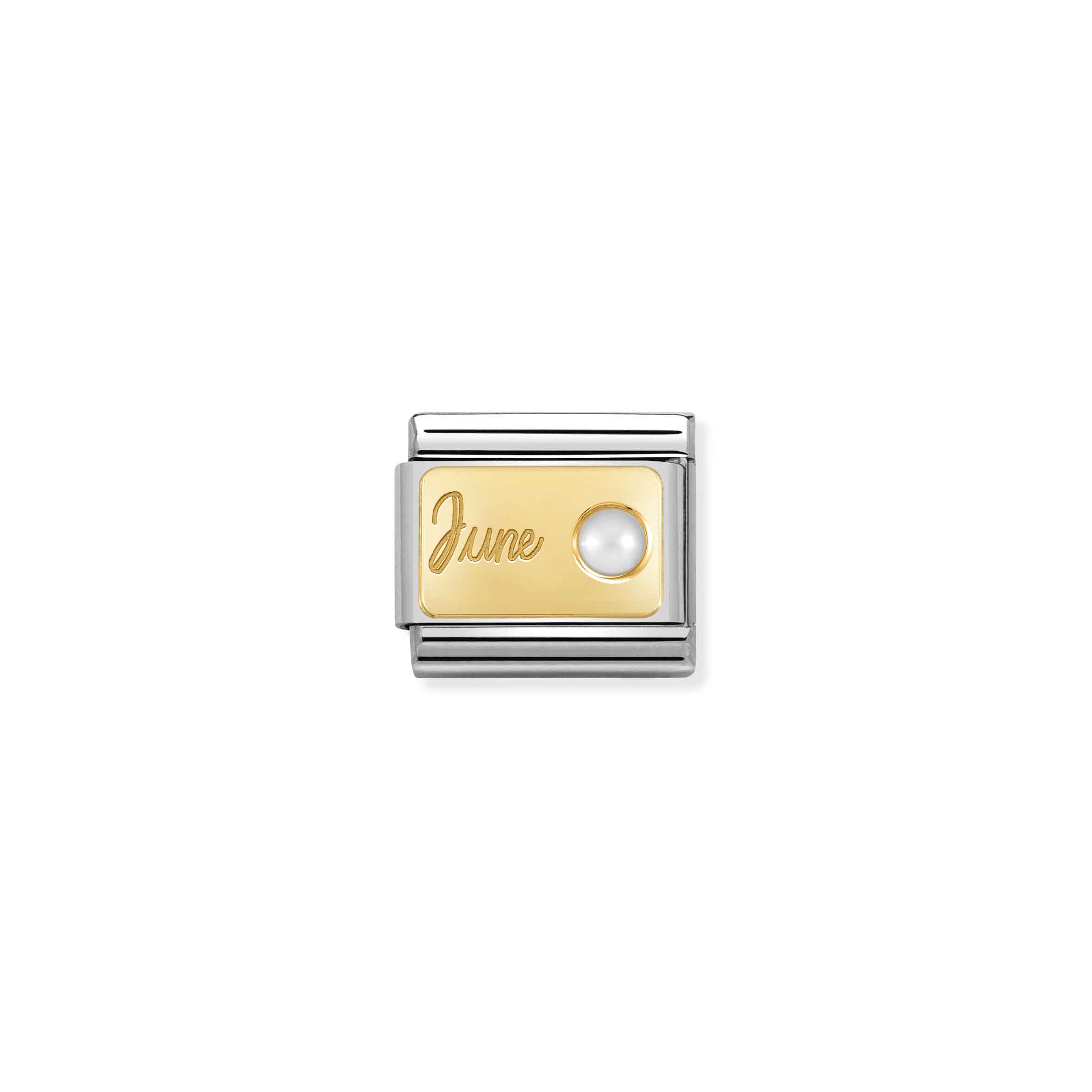 NOMINATION COMPOSABLE classic month stone june white pearl
