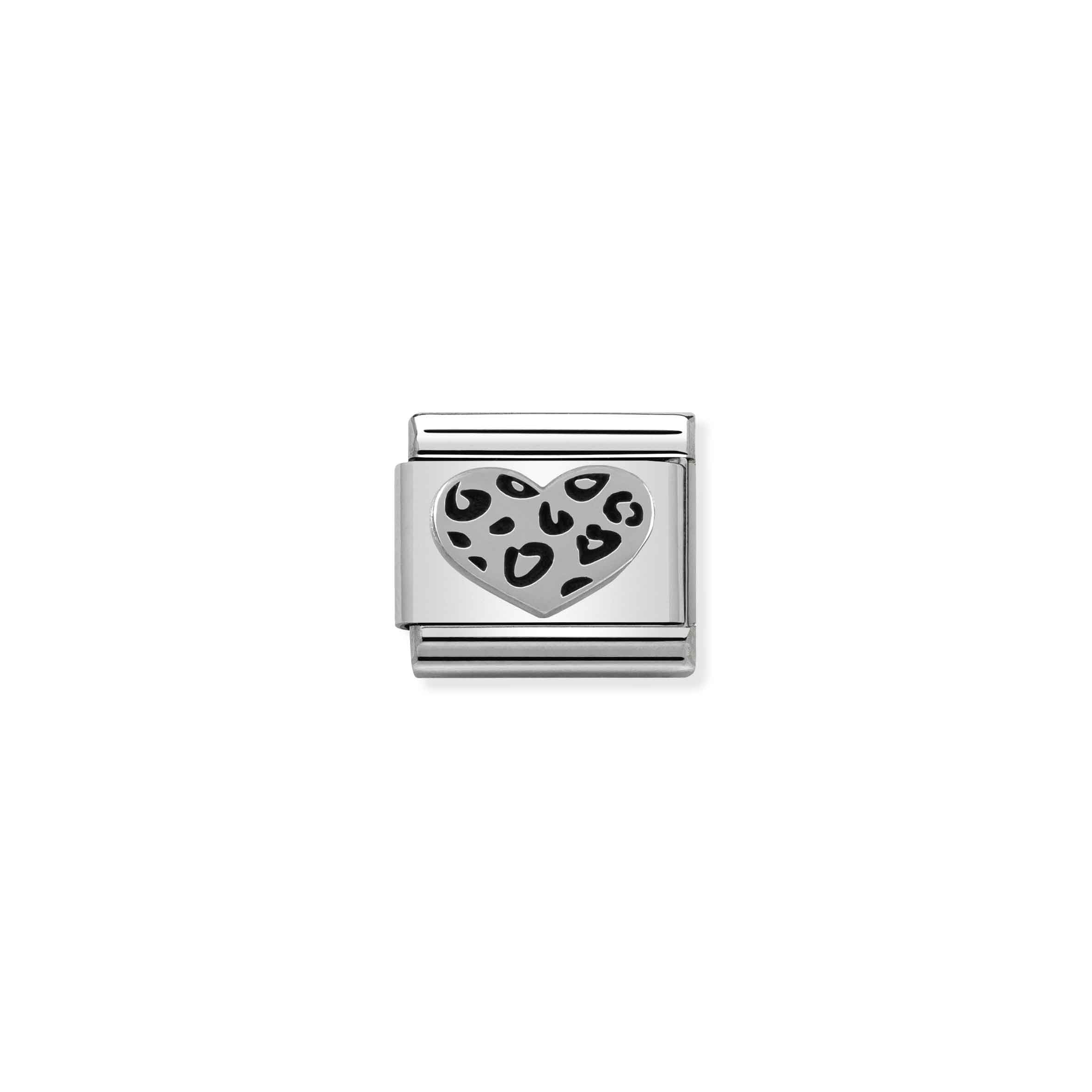 NOMINATION COMPOSABLE classic symbol leopard heart