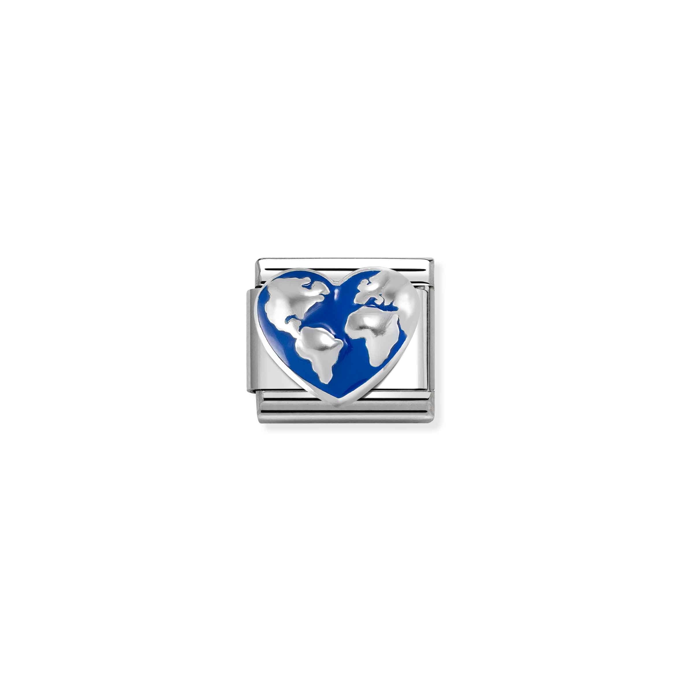 NOMINATION COMPOSABLE classic symbol heart globe 