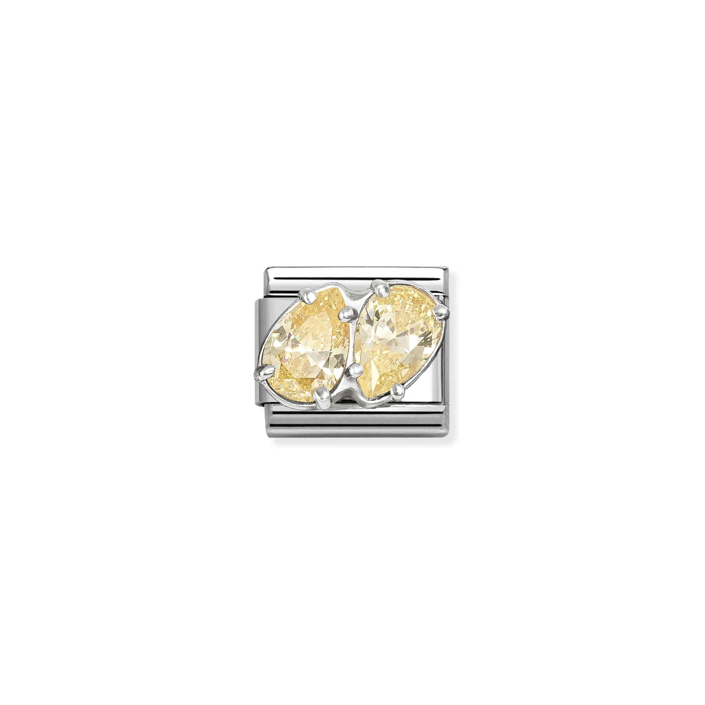 NOMINATION COMPOSABLE cl yellow double drops 