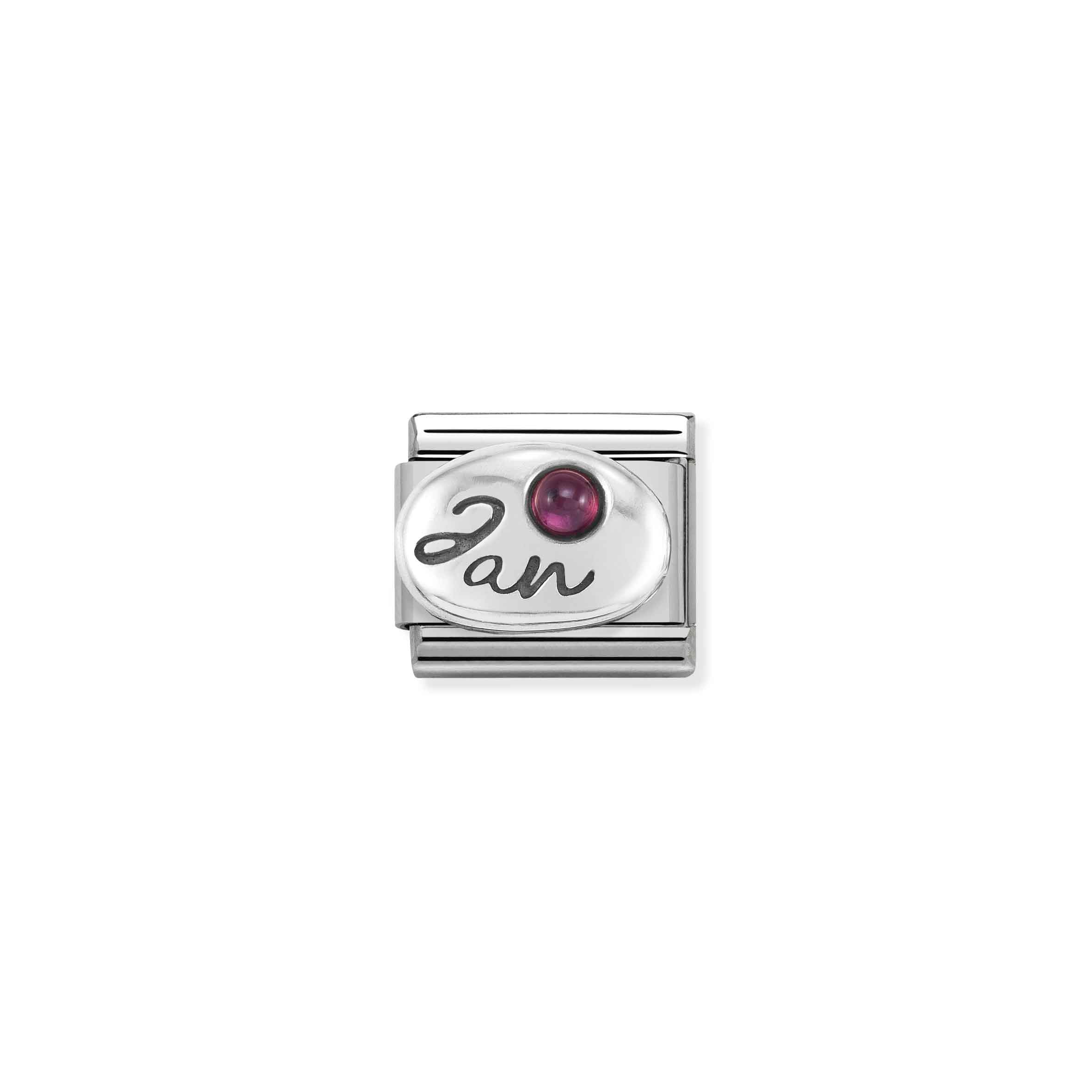 NOMINATION COMPOSABLE classic symbol january garnet